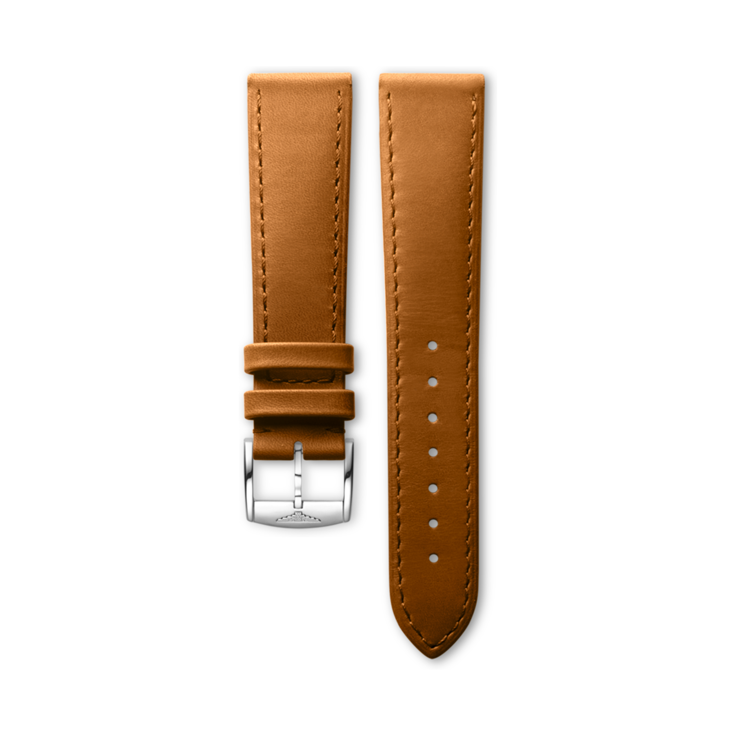 Longines Matt light brown calf leather strap - L682169135 & L649169110