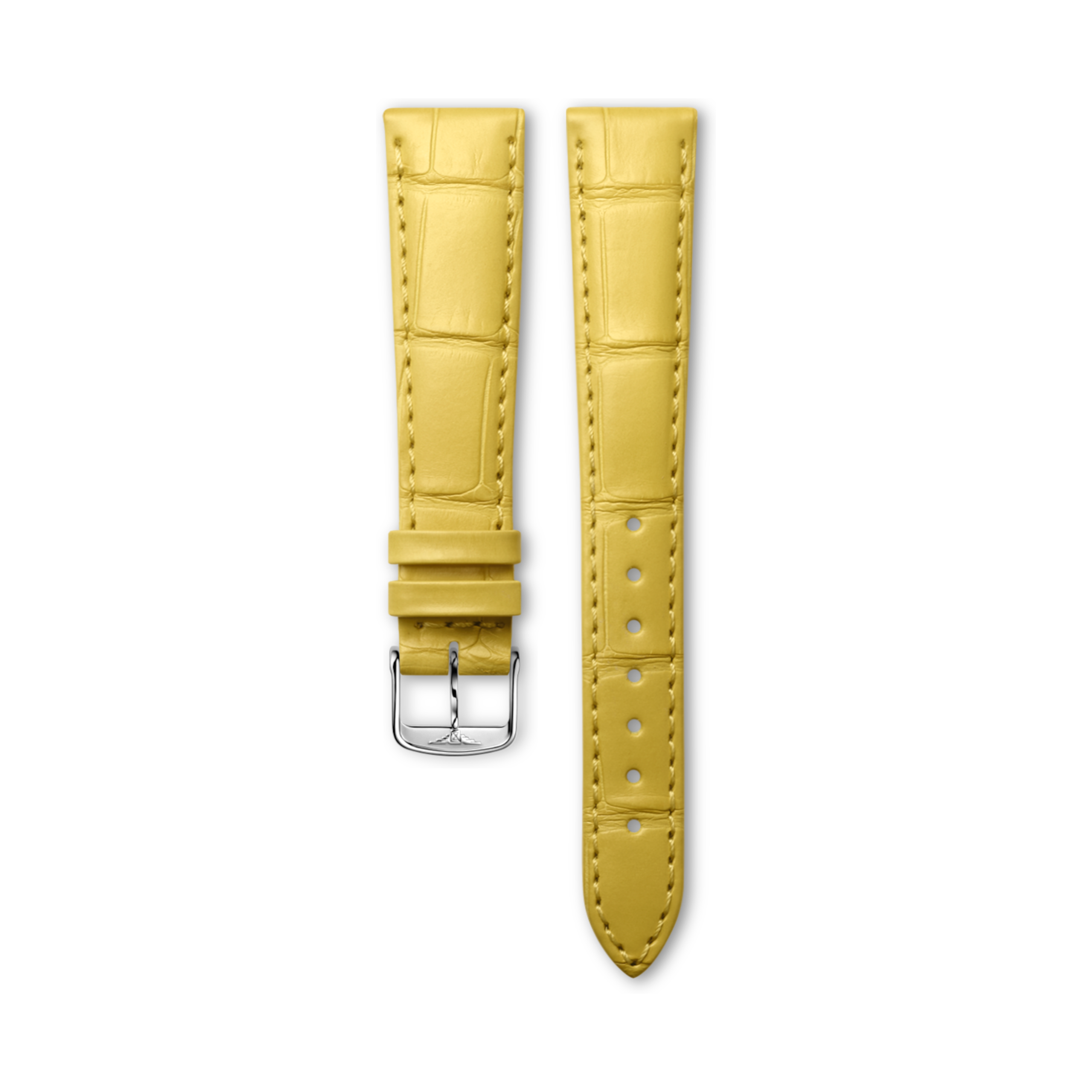 Longines Matt yellow alligator strap - L682165553 & L649101652