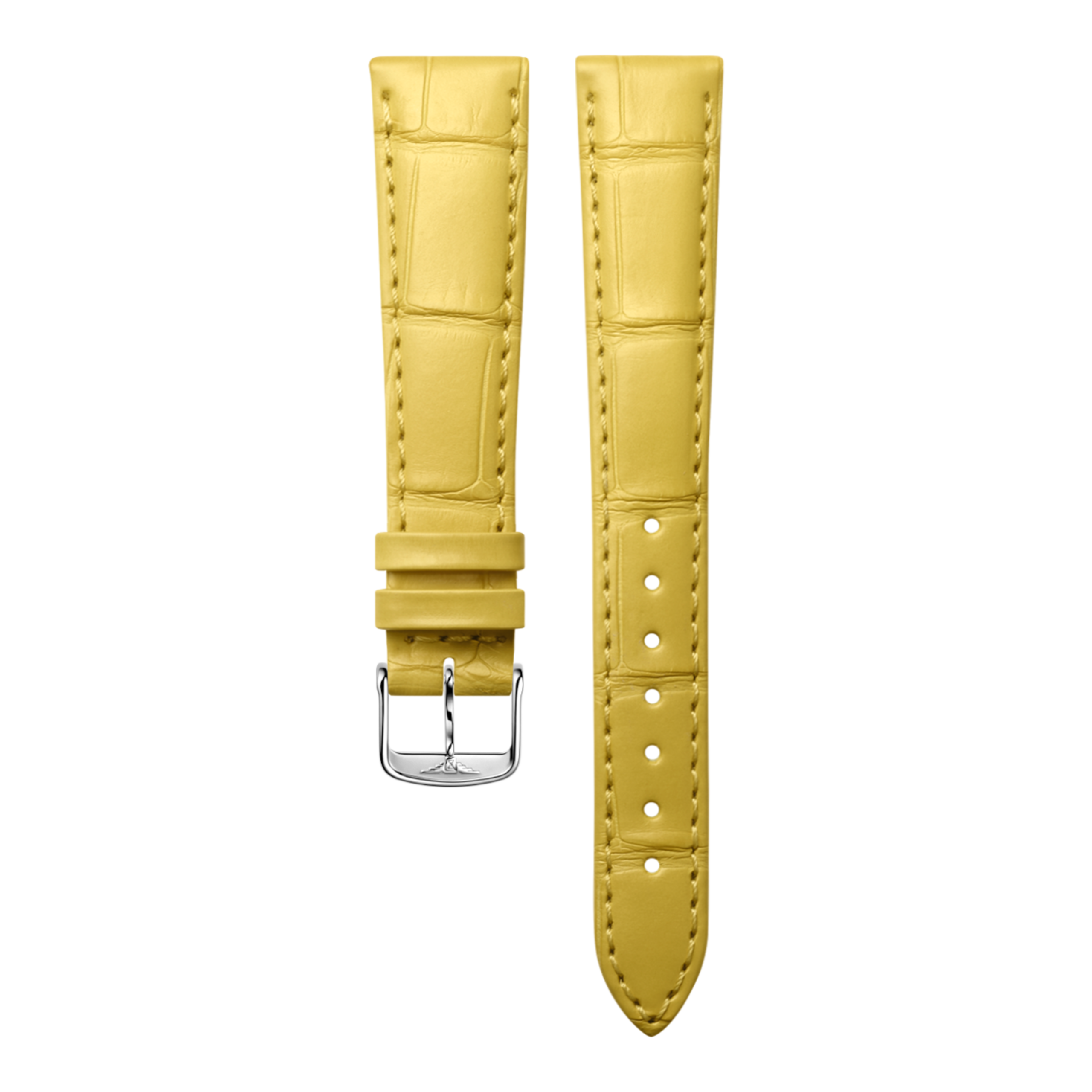 Semi Matt Black Alligator Strap CL682162714, 17cm, LONGINES Semi Matt Black Alligator Strap CL682162714, 17cm, LONGINES