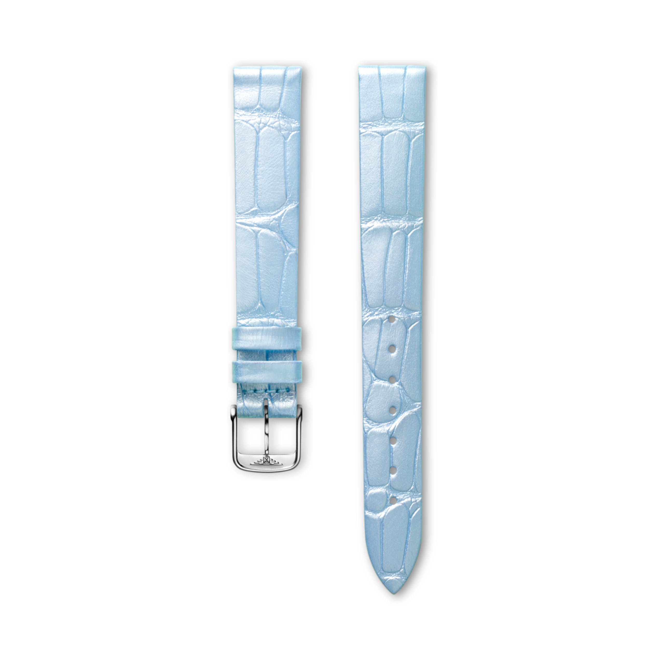 Longines Semi matt blue alligator strap - L682149595 & L649101649