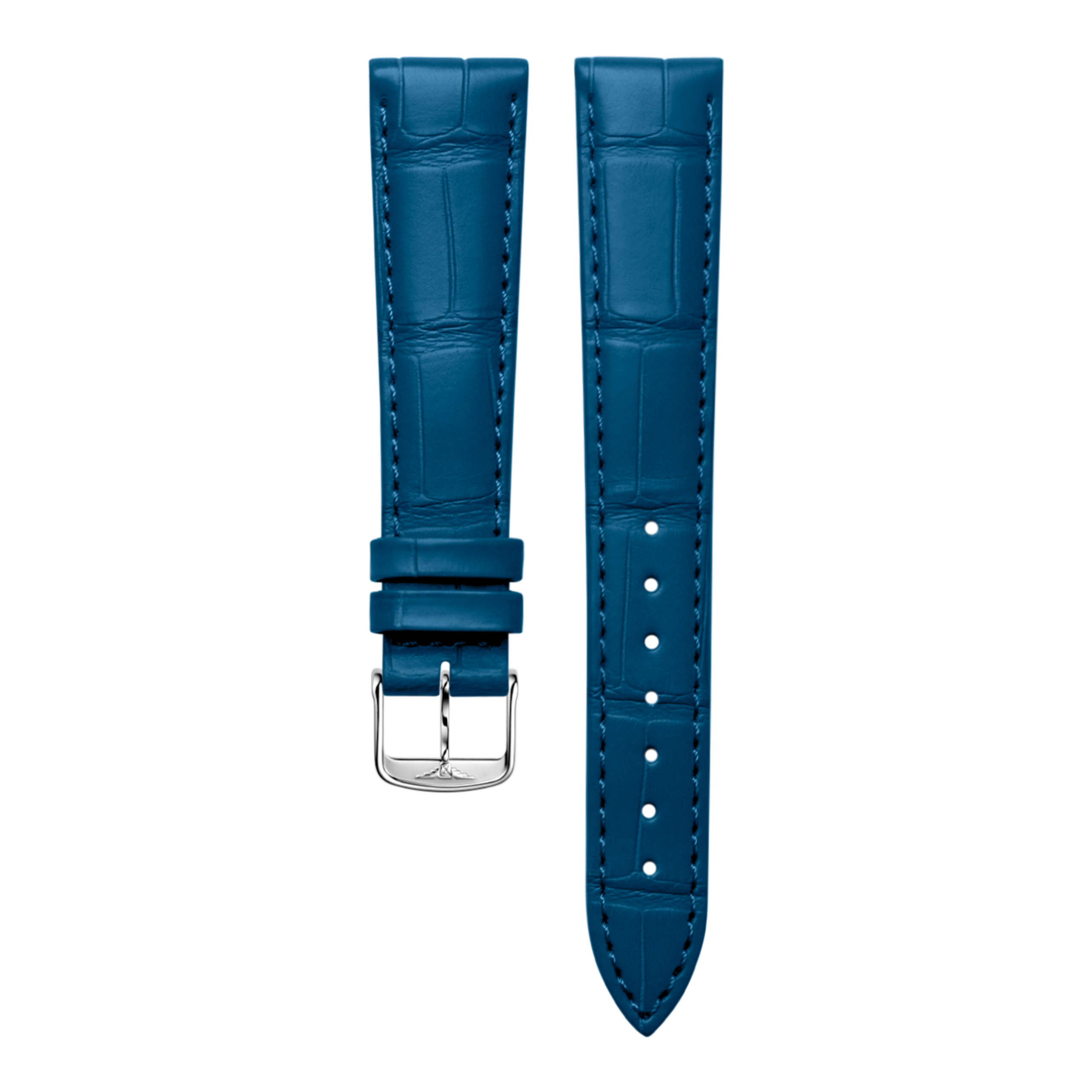 Semi Matt Black Alligator Strap CL682162714, 17cm, LONGINES Semi Matt Black Alligator Strap CL682162714, 17cm, LONGINES