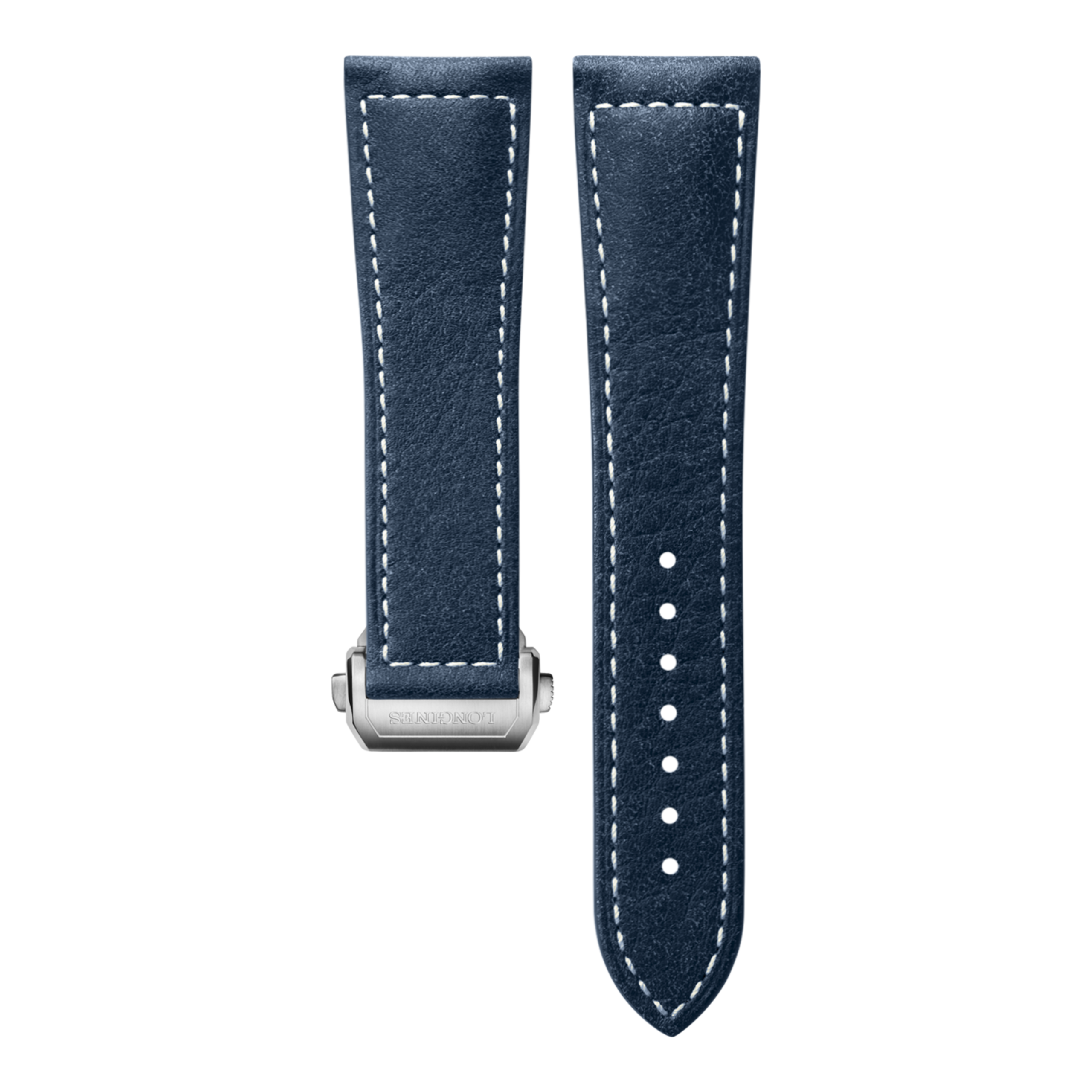 Matt Brown Calf Leather Strap Cl682165903, 22cm, LONGINES Matt Brown Calf Leather Strap Cl682165903, 22cm, LONGINES