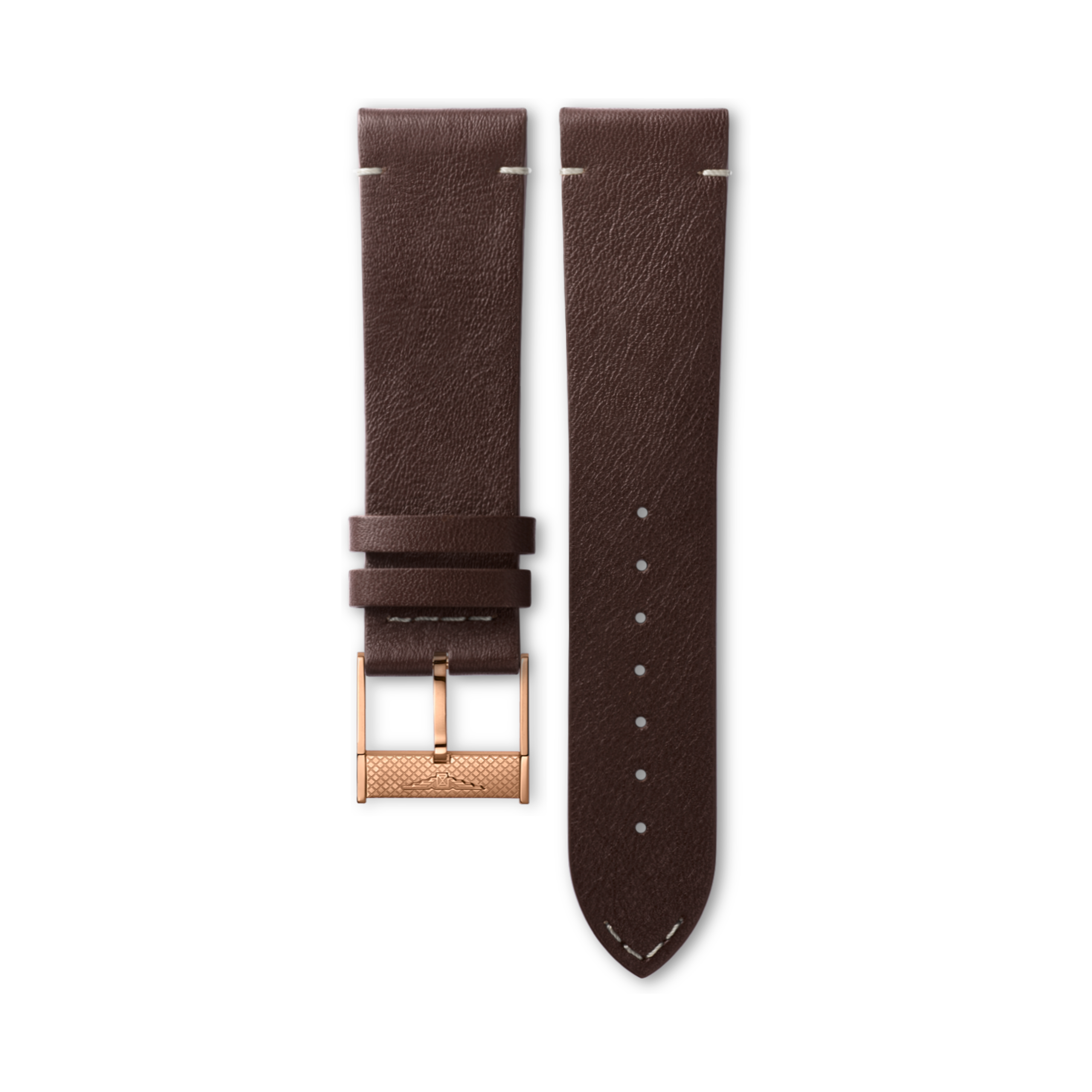 Longines Semi matt brown calf leather strap - L682160588 & L649129715