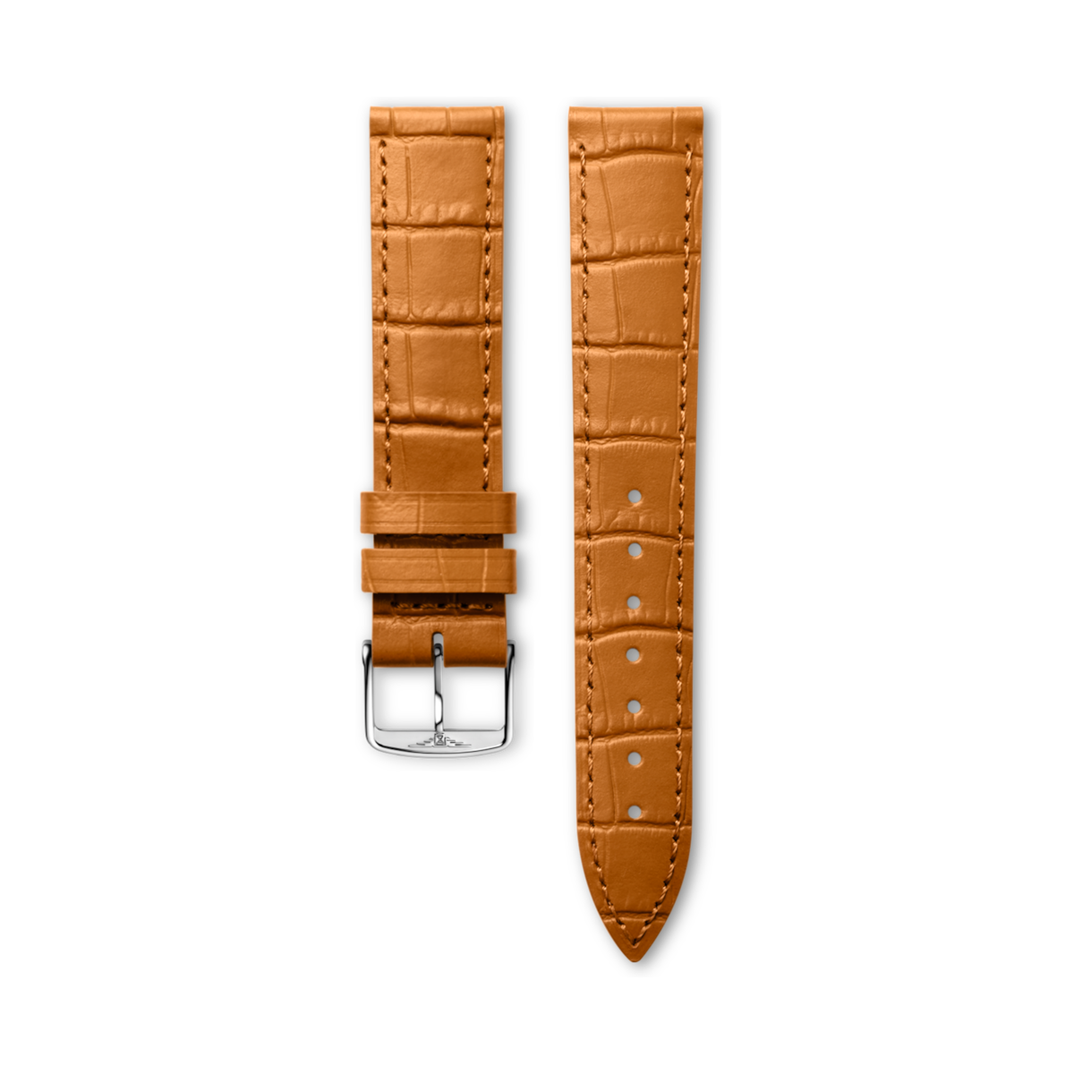 Casual Leather 21 mm Watch Strap NM1068D-LA-GO_K0020164 main image 1