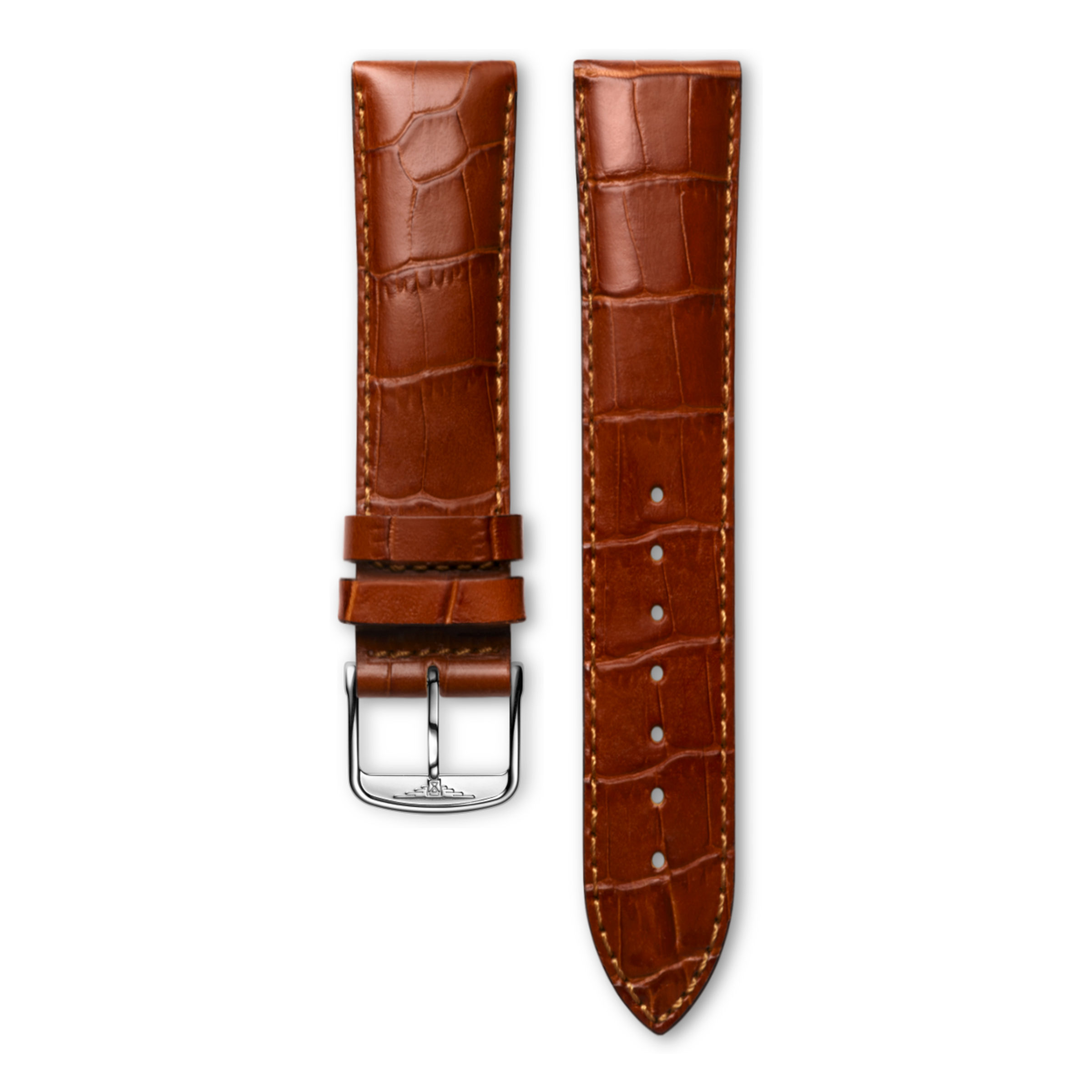 Longines Semi matt gold calf leather strap Strap - L682101065 & L649101658