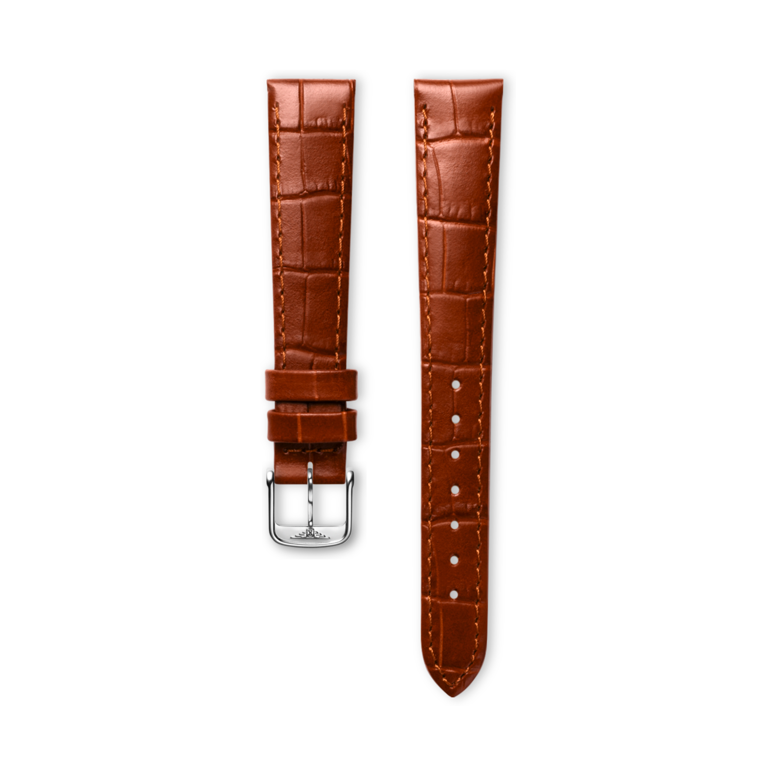 Longines Semi matt gold calf leather strap - L682101101 & L649101649