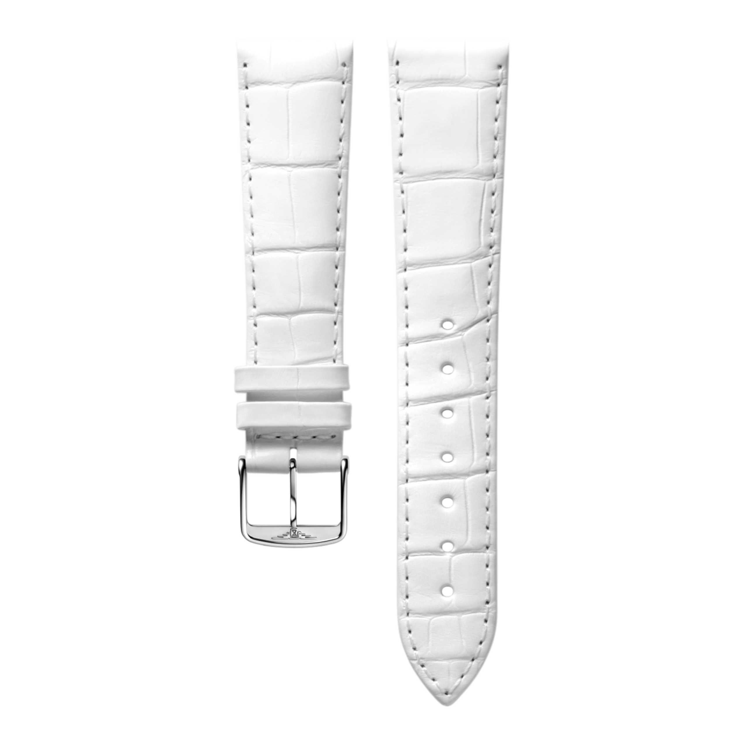Matt Blue Alligator Strap Cl682154063, 19cm, LONGINES Matt Blue Alligator Strap Cl682154063, 19cm, LONGINES
