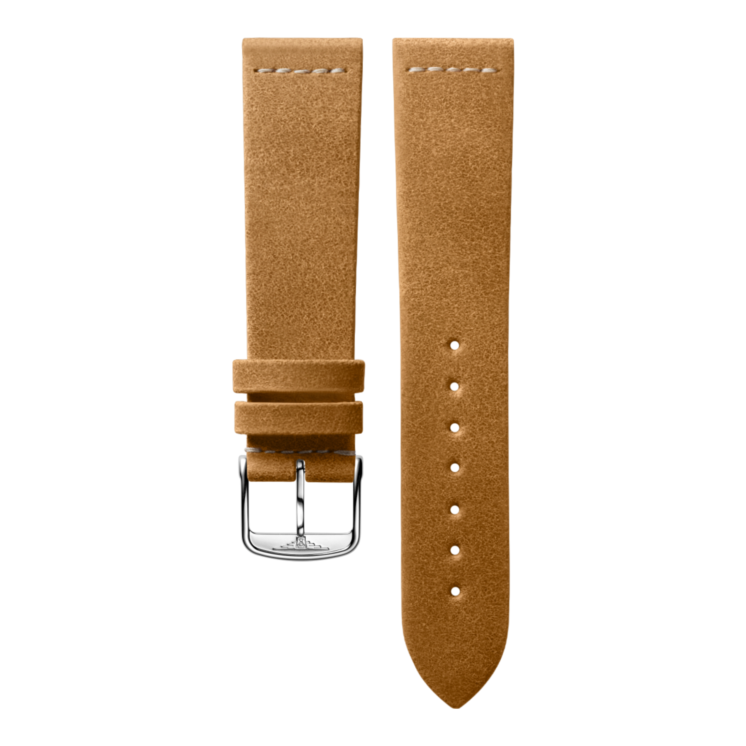 Vintage beige kalfslederen band