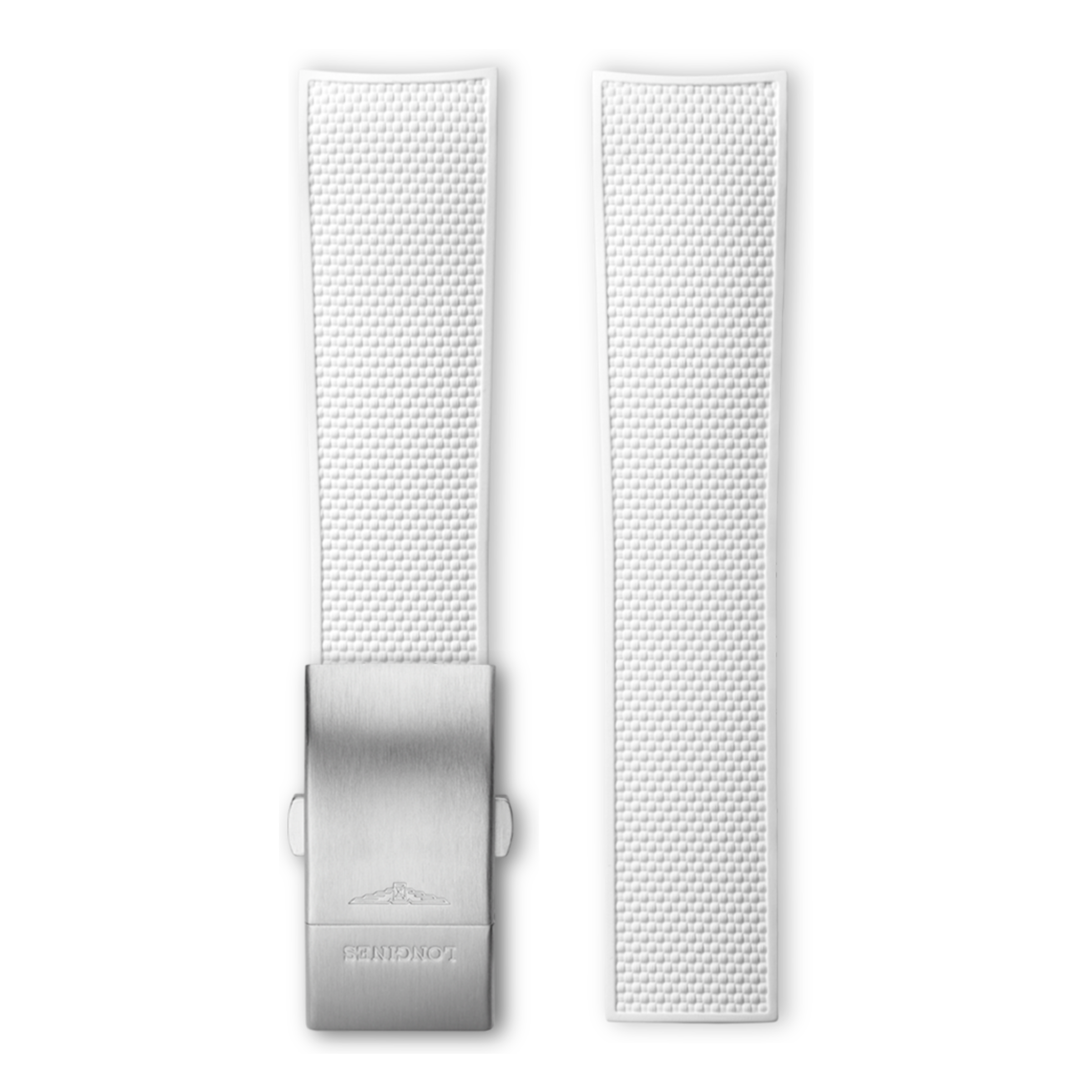 Longines White rubber strap Strap - L682156704 & L639156415