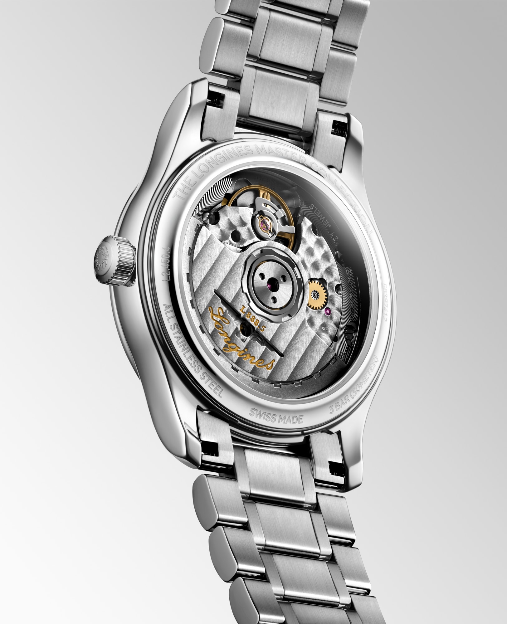 ロンジン マスターコレクション | Ø 34.00 mm, シルバー「バーリー