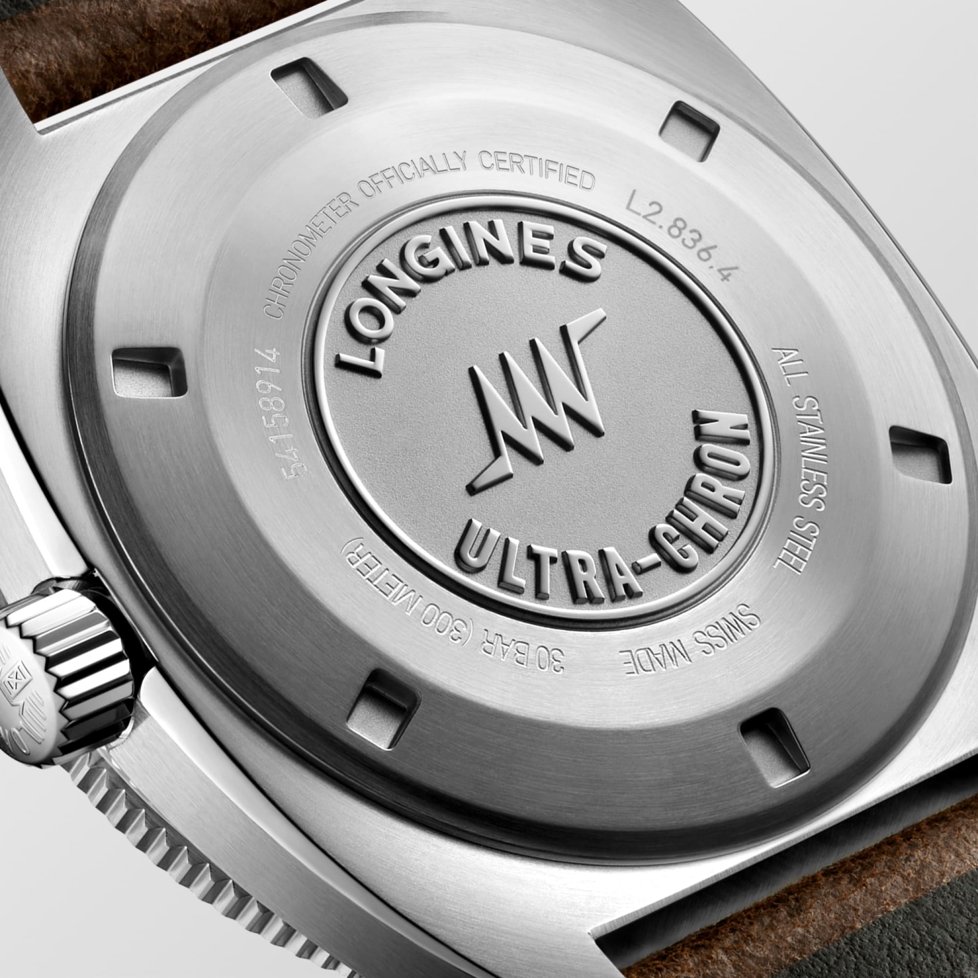 ULTRA‑CHRON | Ø 43.00 mm, Black | L2.836.4.52.2 | LONGINES US