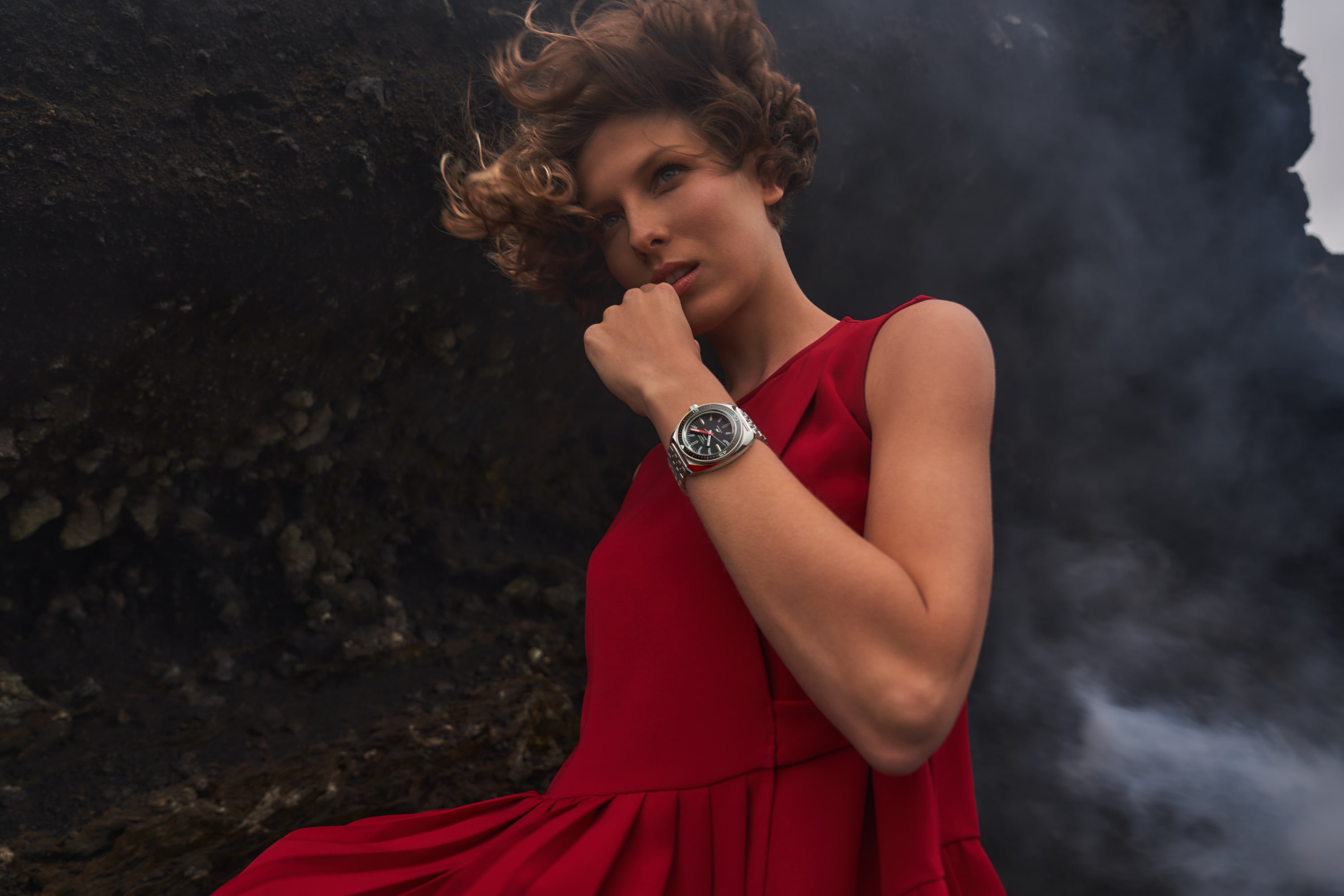 ロンジン ウルトラクロン 自動巻、ステンレススティール＆サファイア