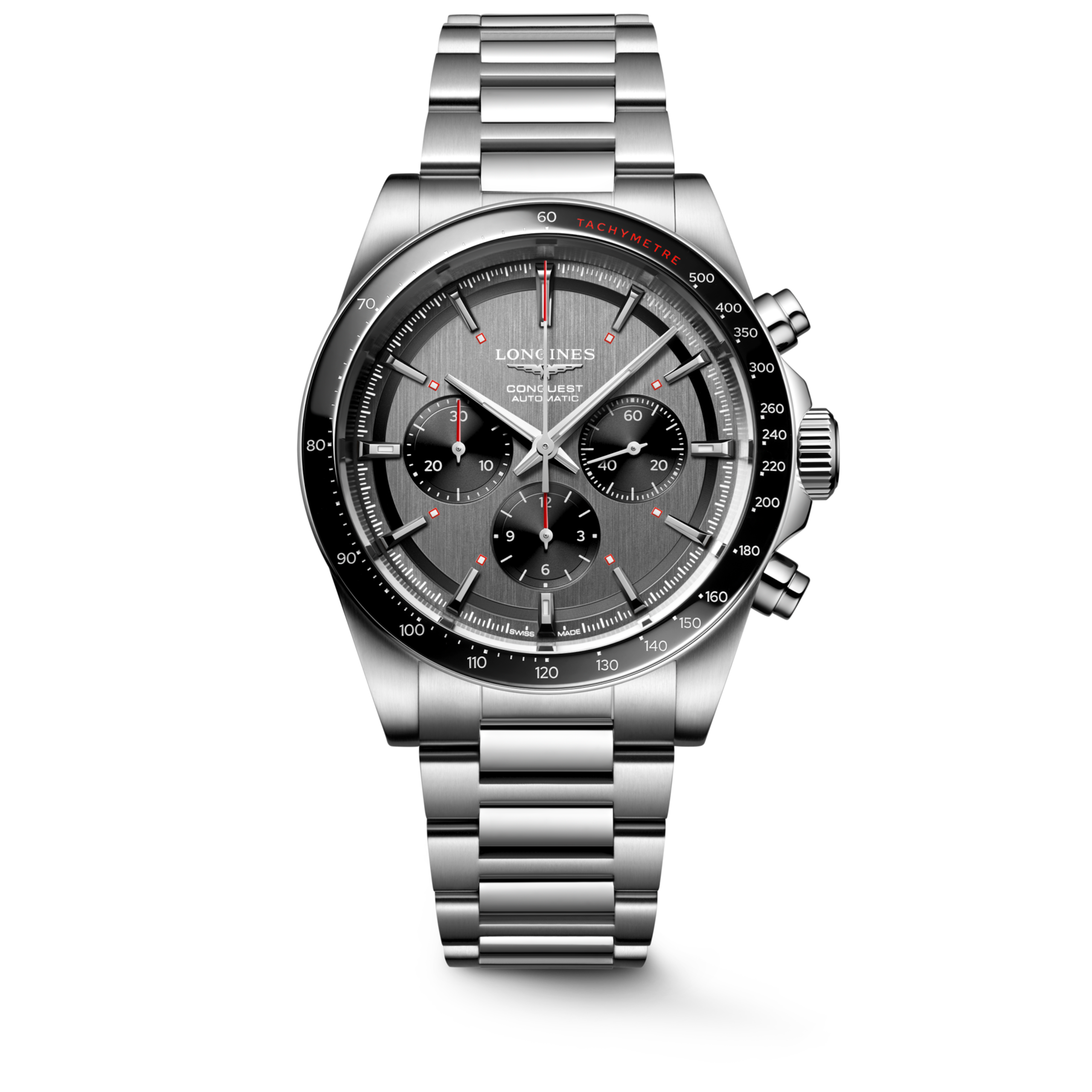 Longines CONQUEST CHRONO SKI EDITION Automatic Stainless steel and ceramic bezel Watch - L3.836.4.52.9