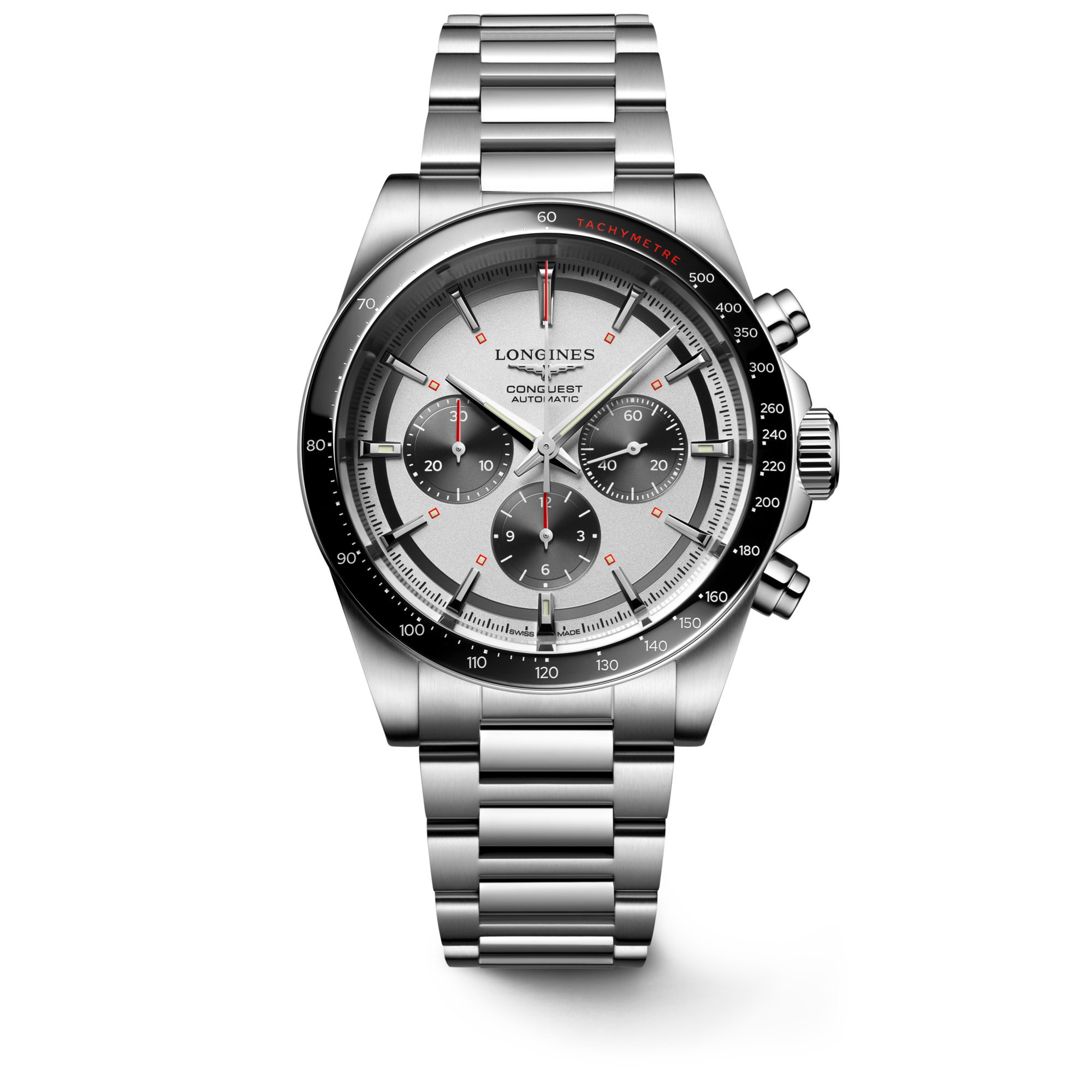 時計 LONGINES Hydro Conquest Chronograph CONQUEST CHRONOGRAPH Automatic, Stainless Steel And Ceramic Bezel