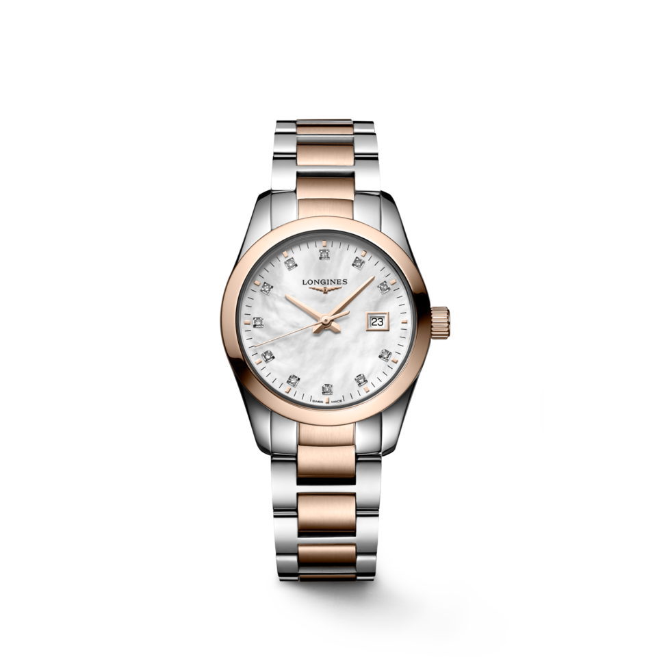 Longines Conquest Classic 29.50mm Cadran Nacre Blanche - L2.286.3.87.7