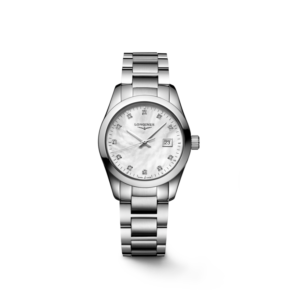Longines Conquest Classic 29.50mm Cadran Nacre Blanche - L2.286.4.87.6