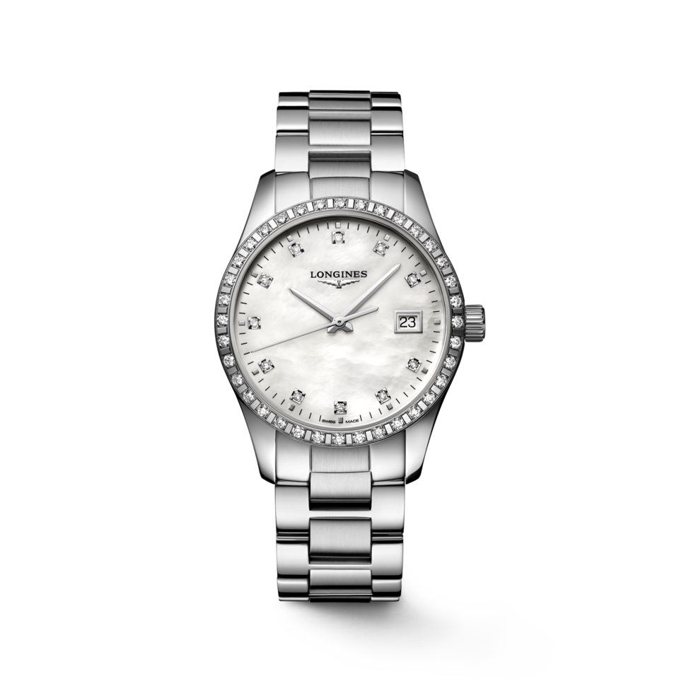 Longines Conquest Classic 34mm Cadran Nacre Blanche Premium - L2.386.0.87.6
