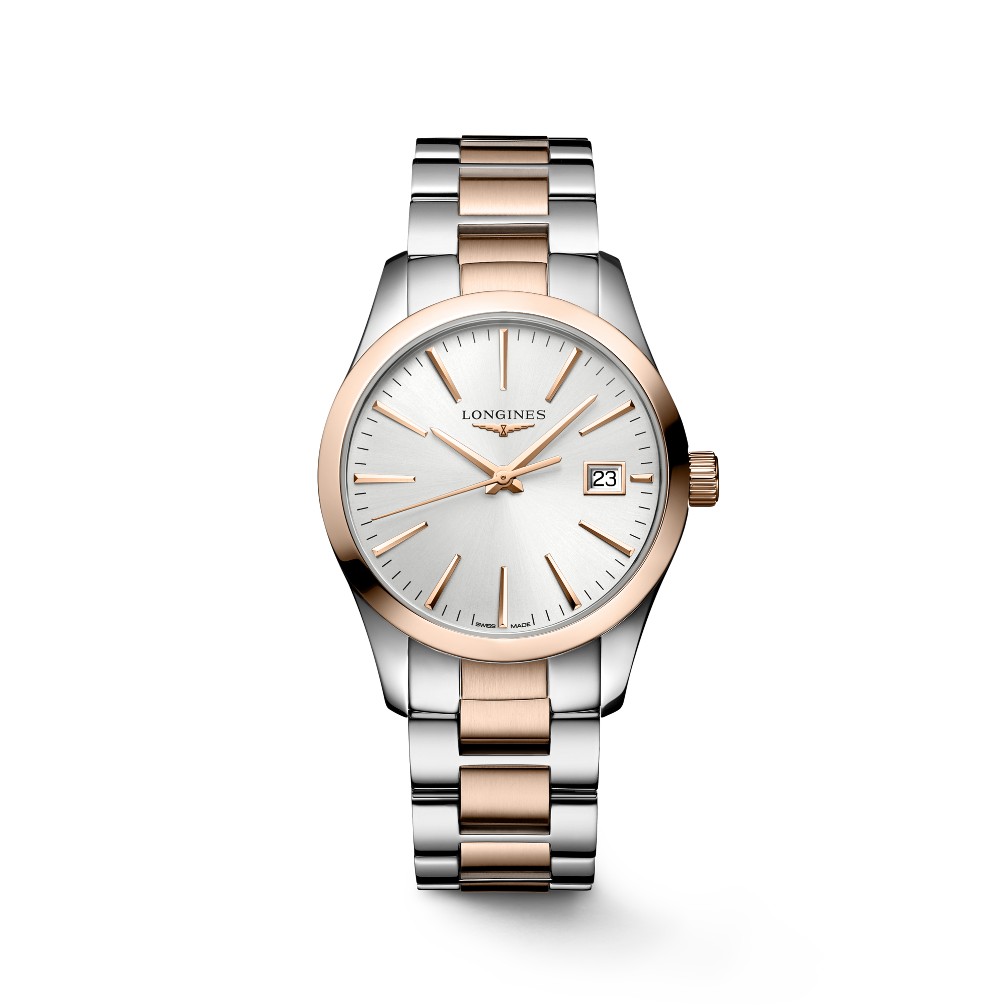 CONQUEST CLASSIC Quartz, Stainless Steel And Red Pvd Coating