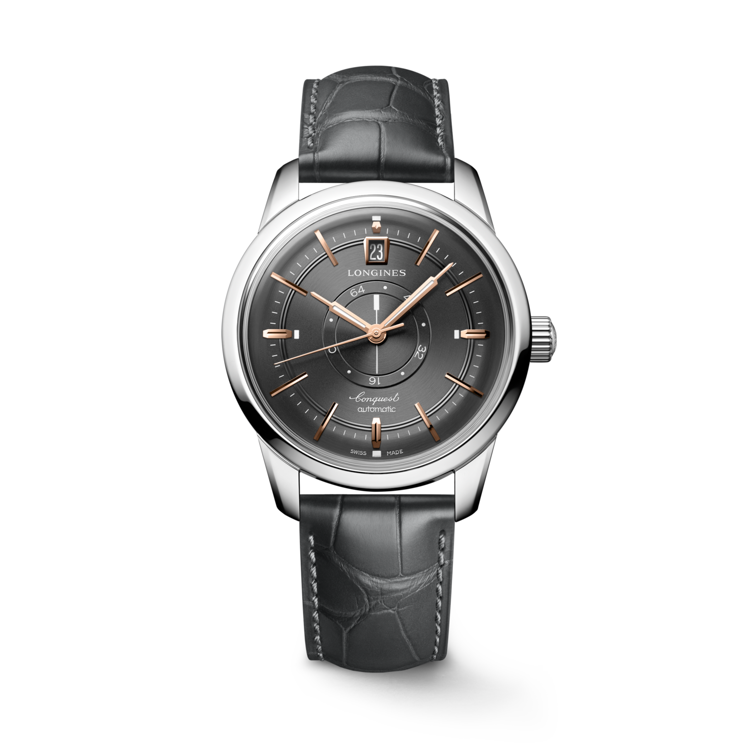 Longines CONQUEST HERITAGE CENTRAL POWER RESERVE automatique acier Watch - L1.648.4.62.2