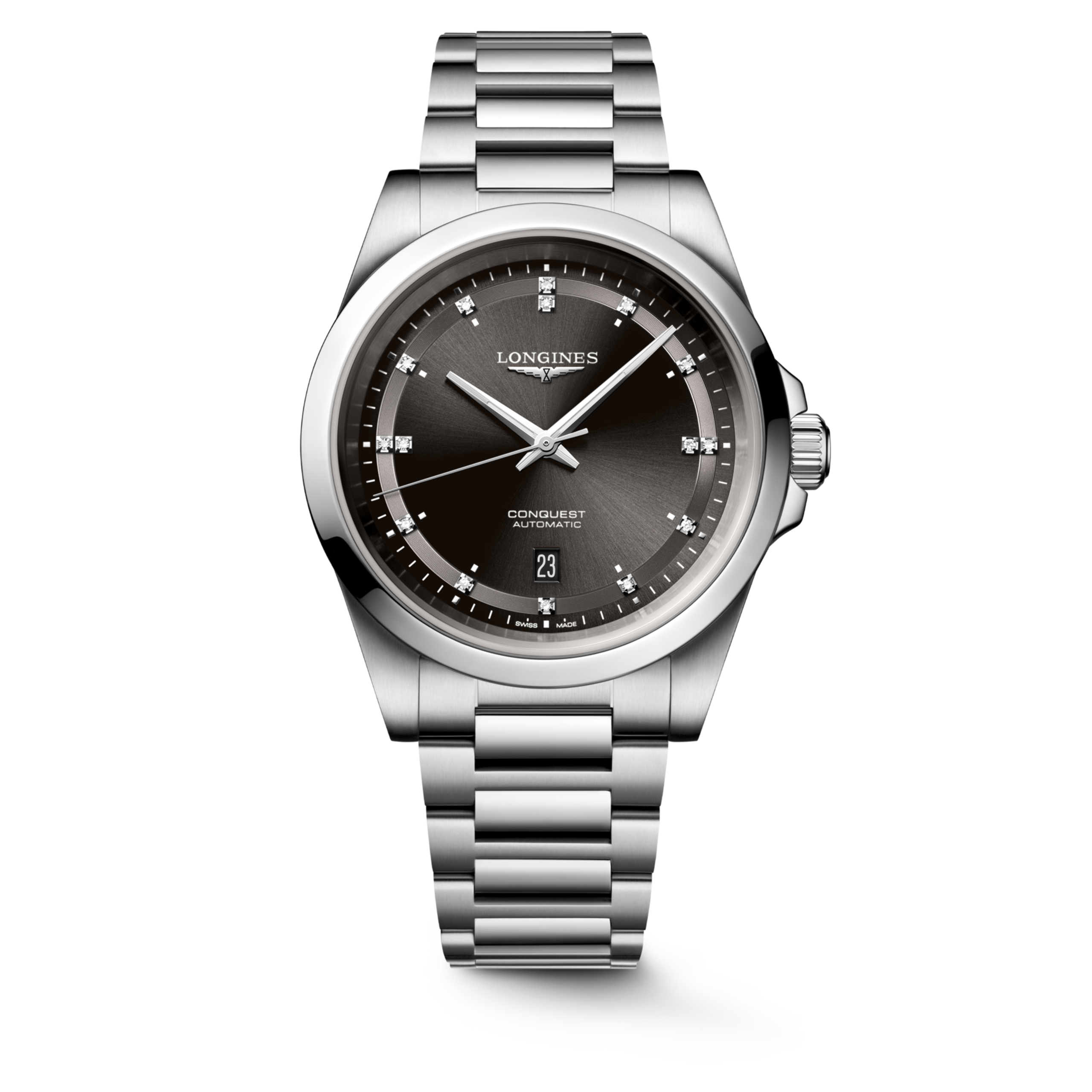 Longines CONQUEST automaat roestvrij staal Watch - L3.830.4.57.6