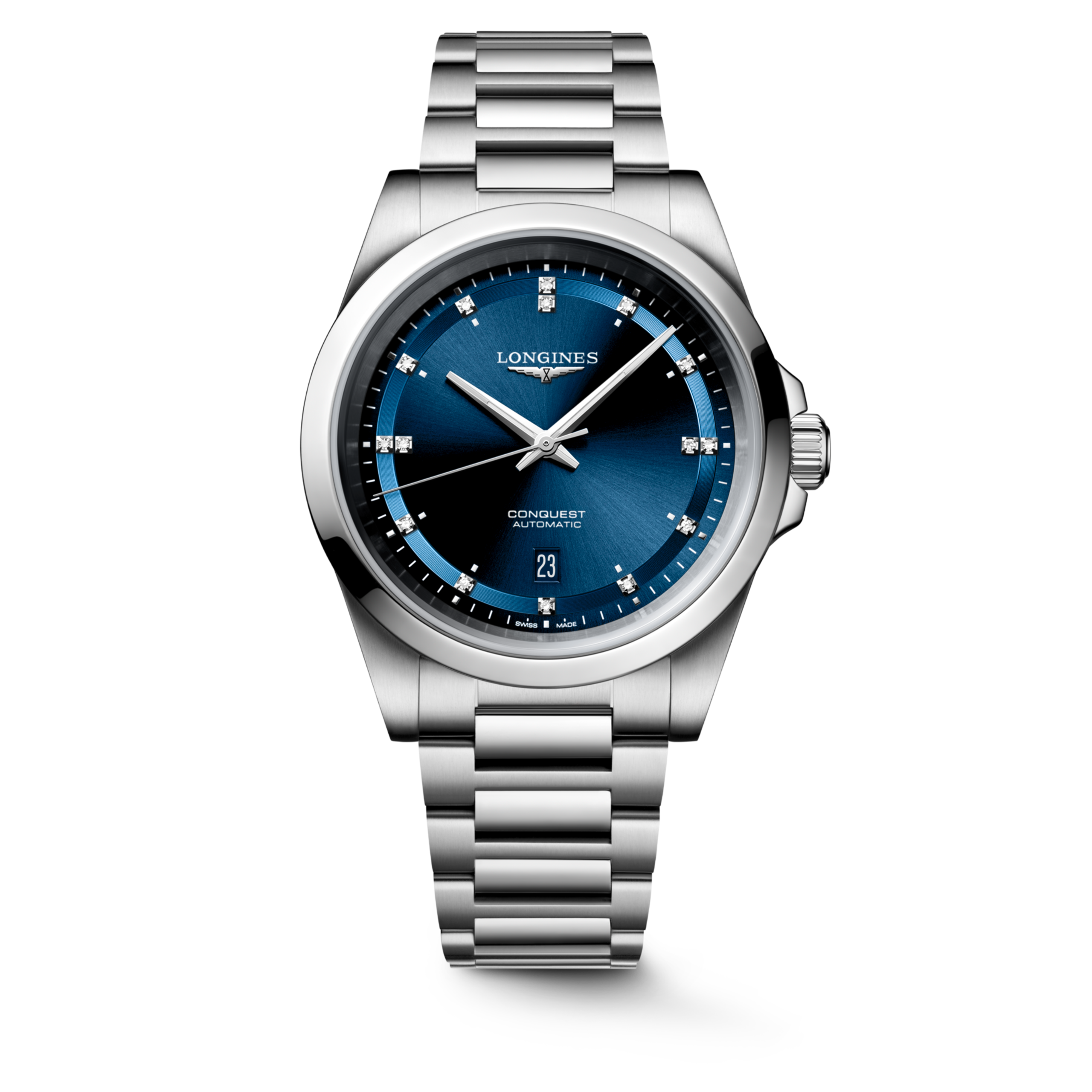 Longines CONQUEST automaat roestvrij staal Watch - L3.830.4.97.6