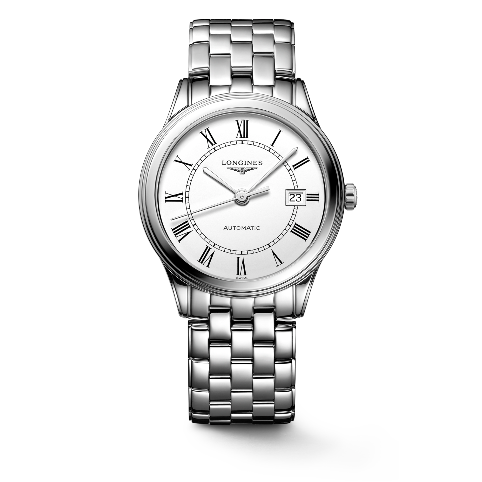 LONGINES フラッグシップ 自動巻き時計 26mm フラッグシップ クラシック 自動巻、ステンレススティール