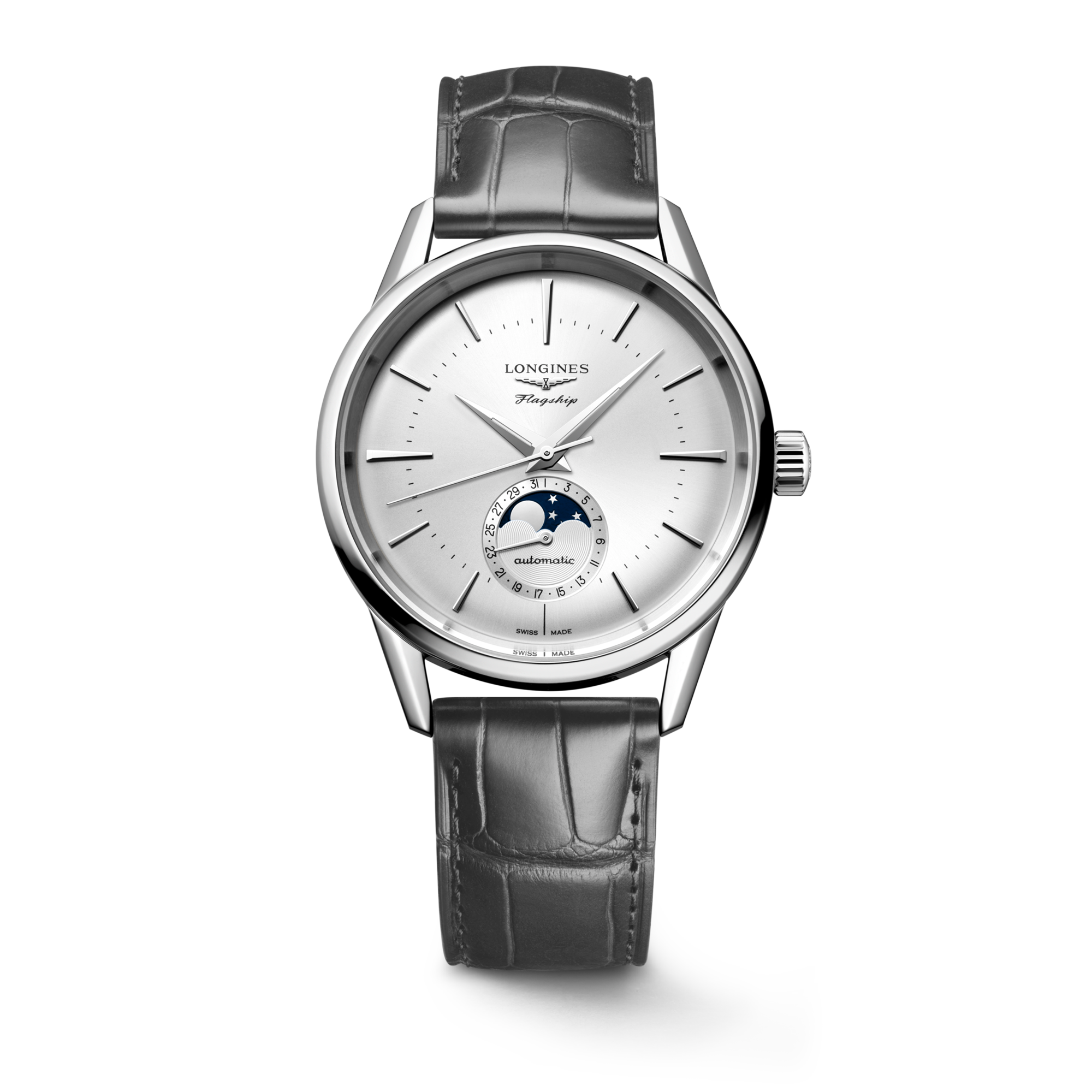 FLAGSHIP HERITAGE Automatic, Stainless Steel, Sunray Silver Dial