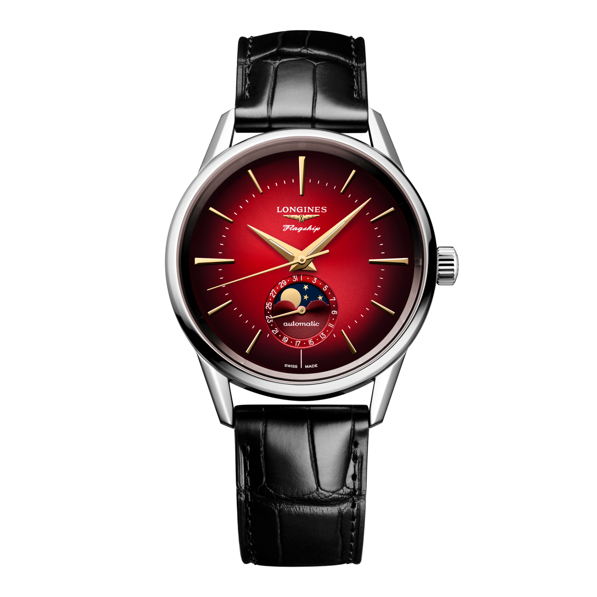 Longines flagship heritage automatic men's watch outlet