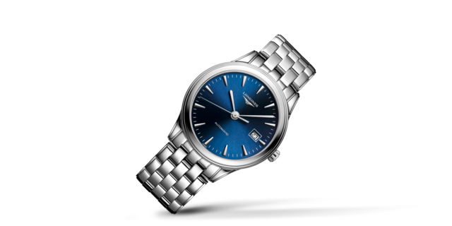 FLAGSHIP Automatic, Stainless Steel, Sunray Blue Dial, Bracelet Watch ...