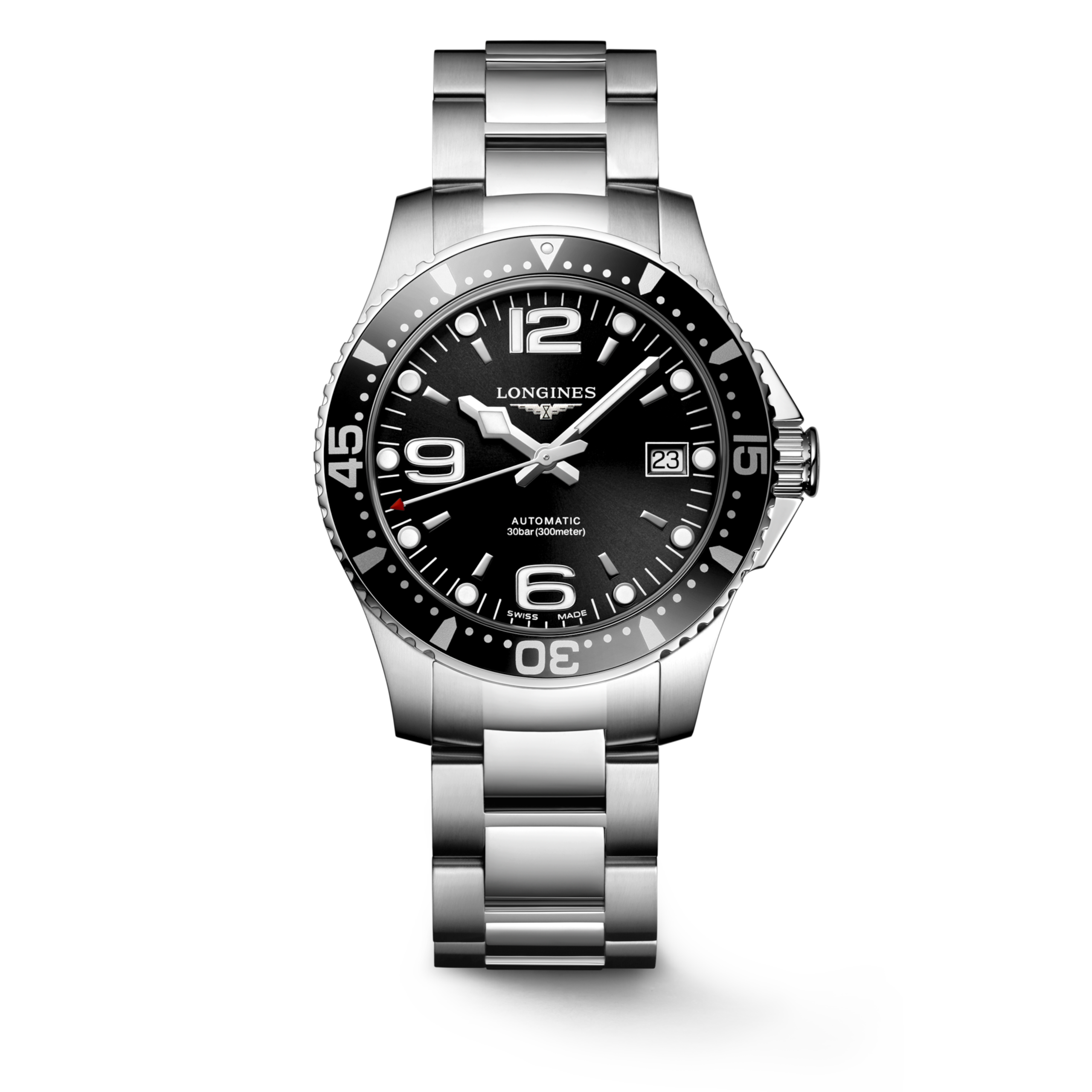 Longines HYDROCONQUEST automático acero inoxidable Watch - L3.741.4.56.6