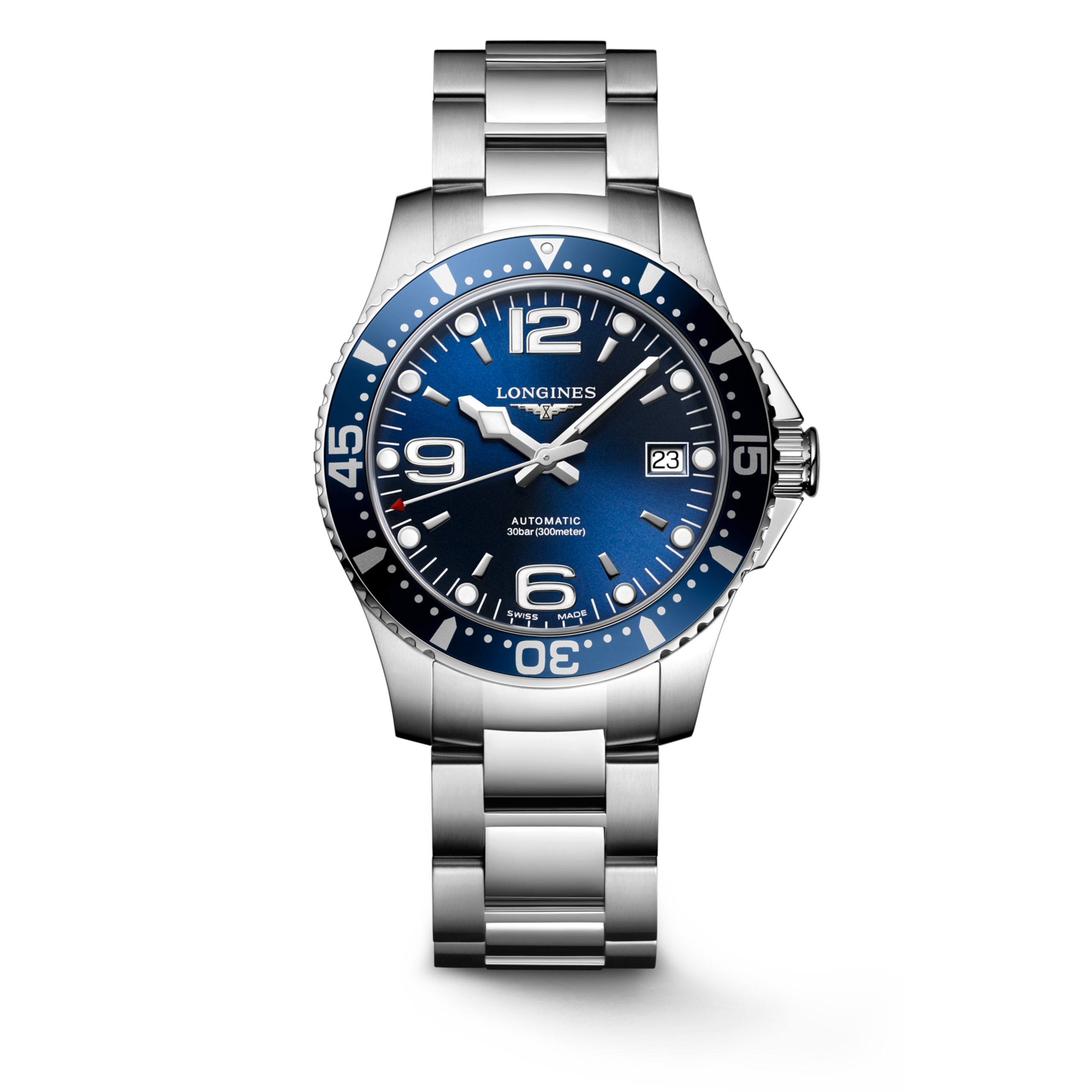 Longines HYDROCONQUEST automático acero inoxidable Watch - L3.741.4.96.6