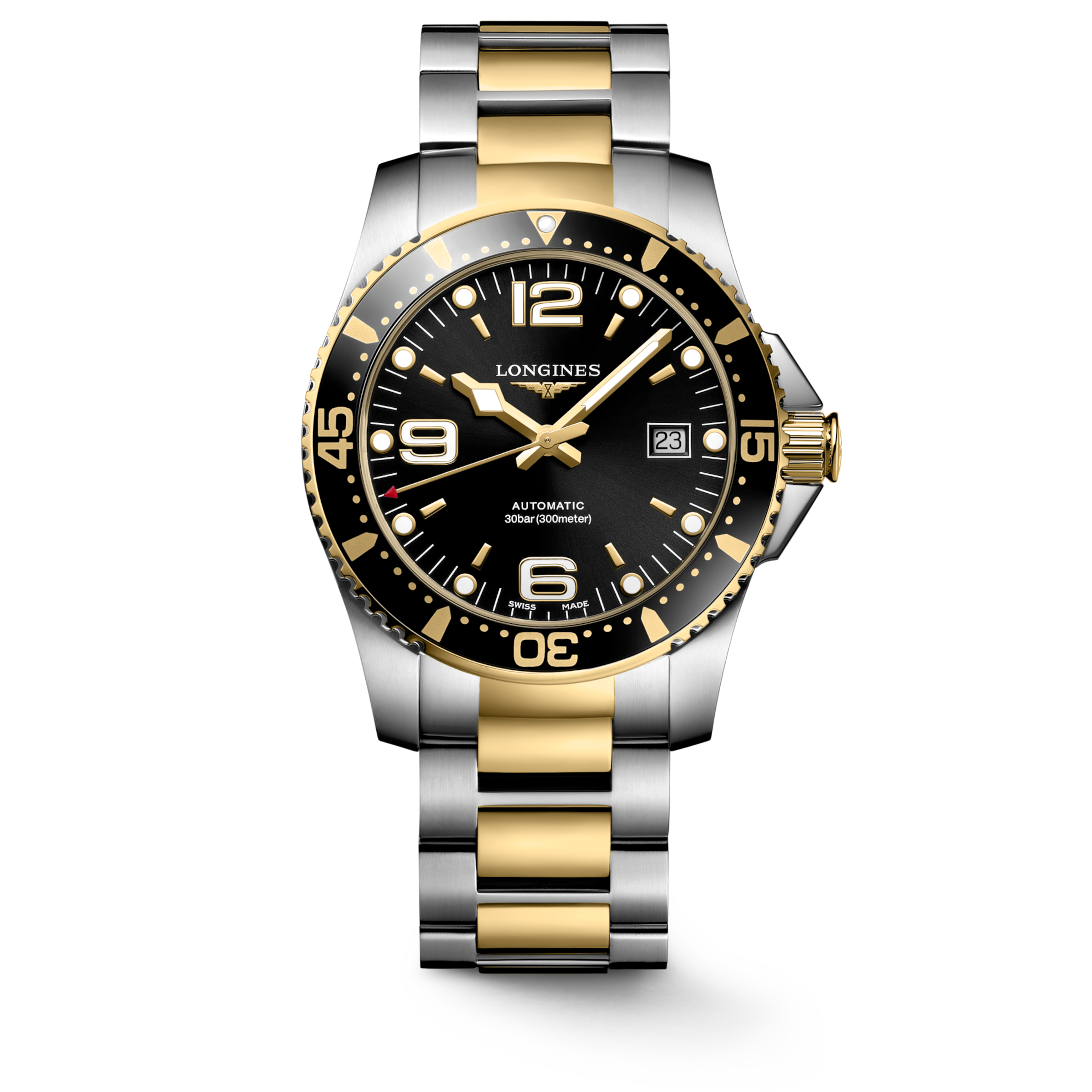 Longines HYDROCONQUEST Automatic Stainless steel and yellow PVD coating Watch - L3.742.3.56.7