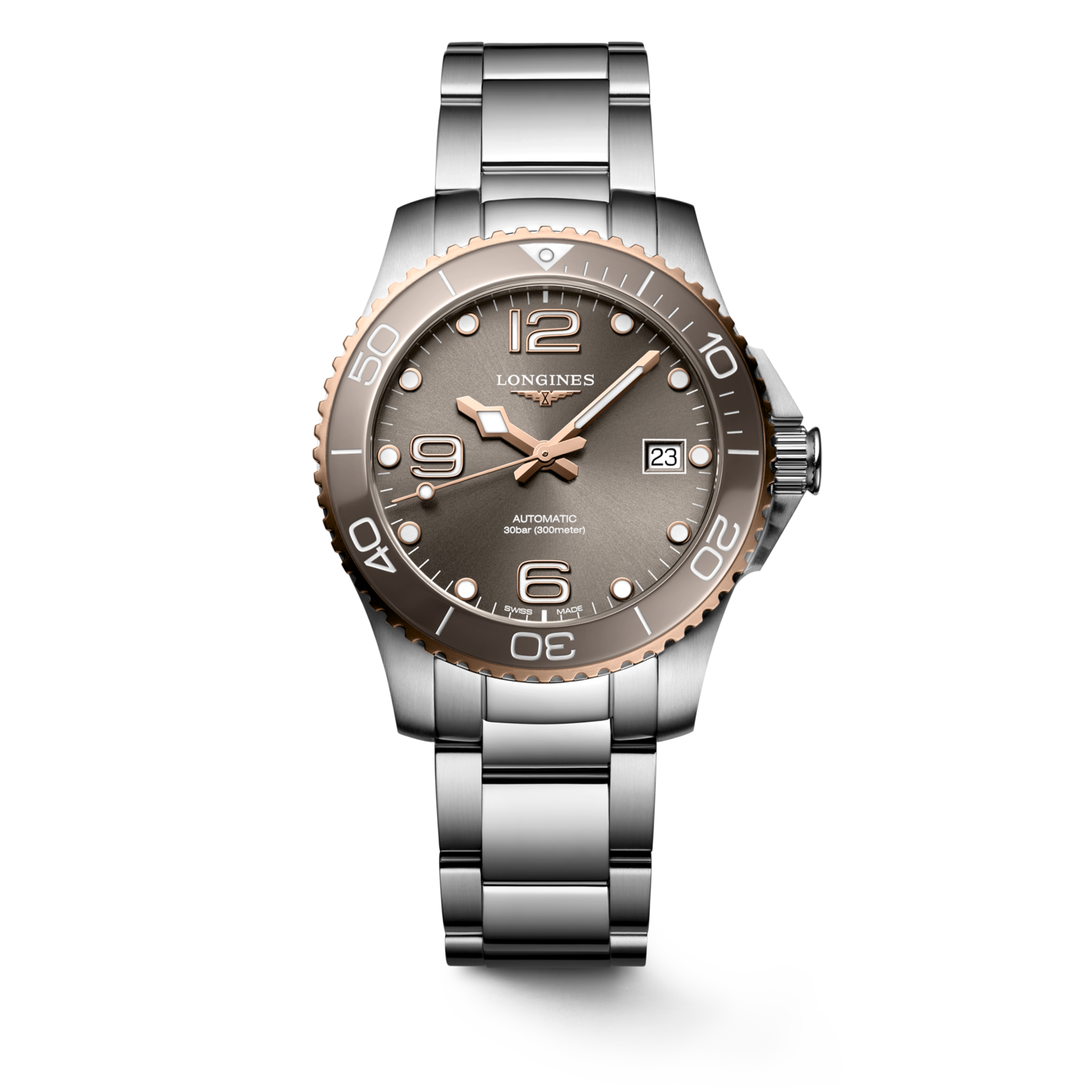 Longines HYDROCONQUEST Automatic Stainless steel and ceramic bezel Watch - L3.780.3.78.6