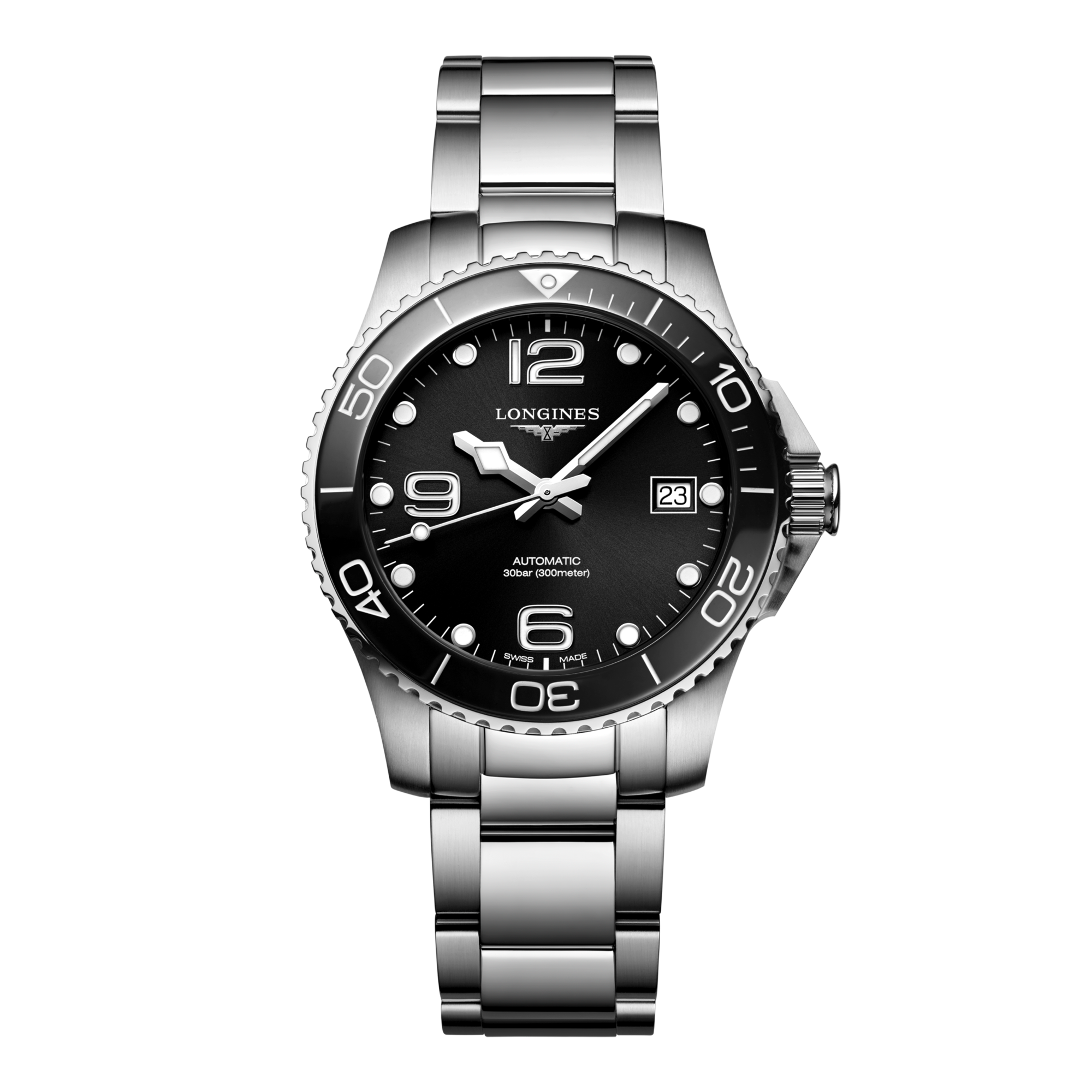 LONGINESハイドロコンクエスト L3.640.4 クォーツ 電池交換済 LONGINES
