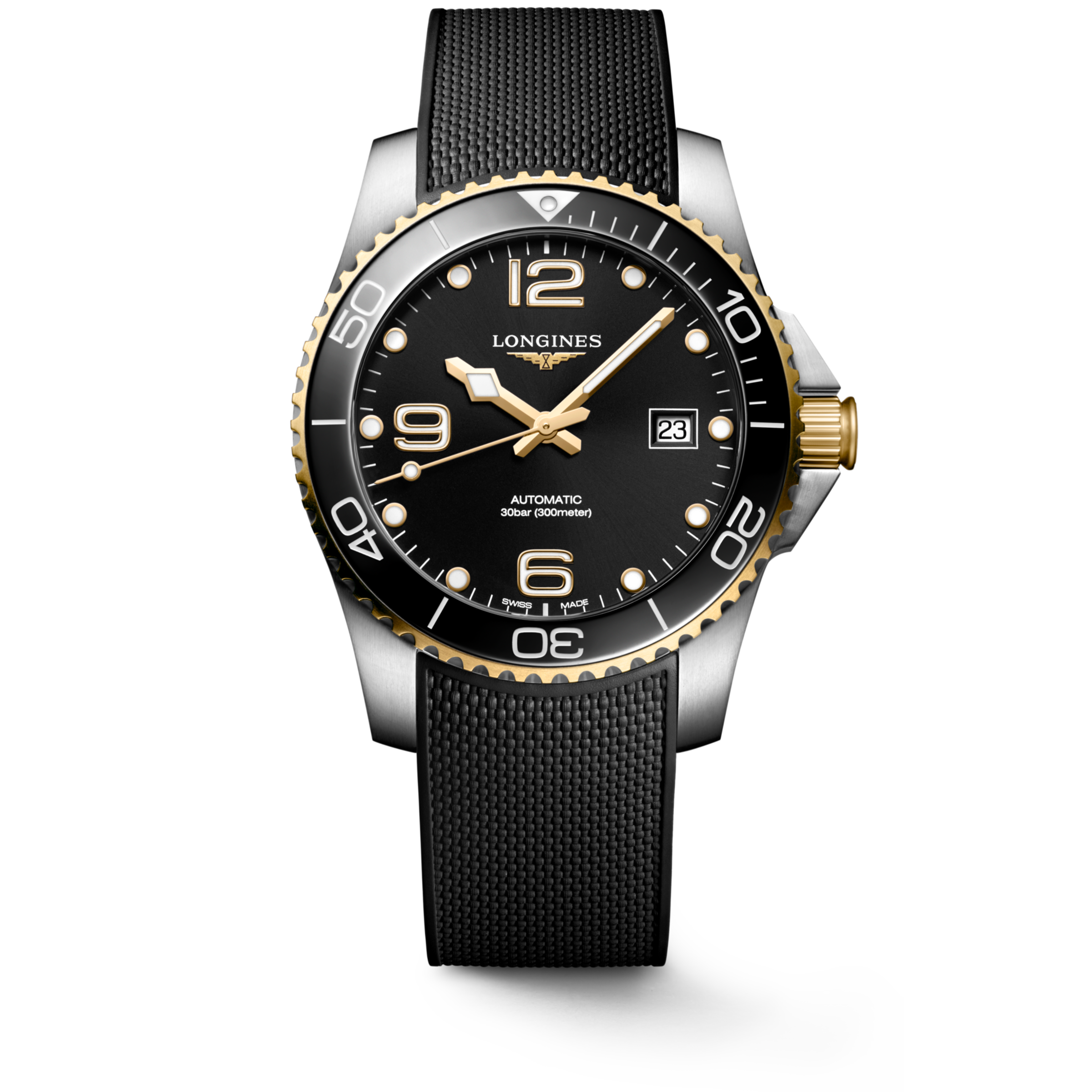 Longines HYDROCONQUEST Automatic Stainless steel and ceramic bezel Watch - L3.781.3.56.9