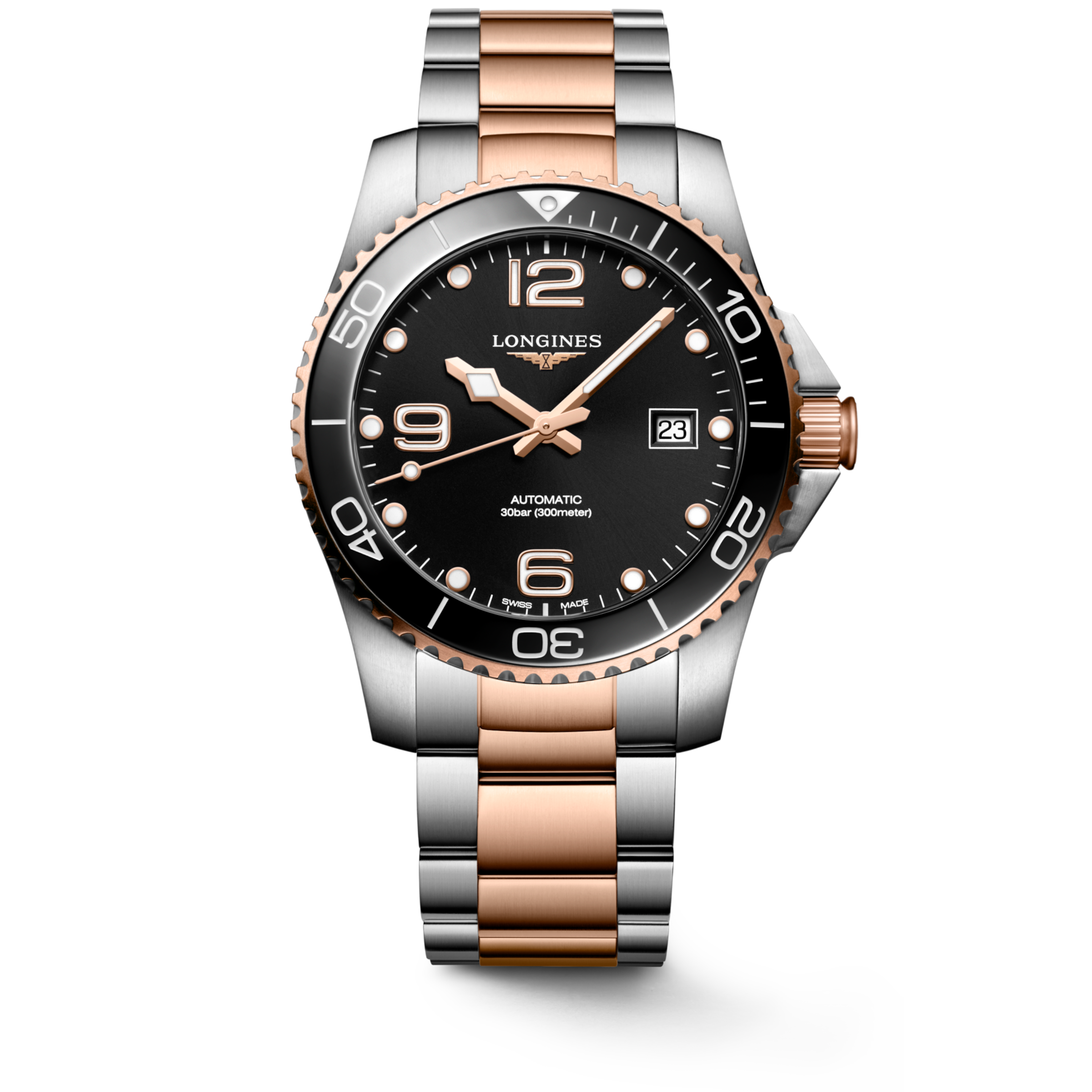 Longines HYDROCONQUEST Automatic Stainless steel and ceramic bezel Watch - L3.781.3.58.7