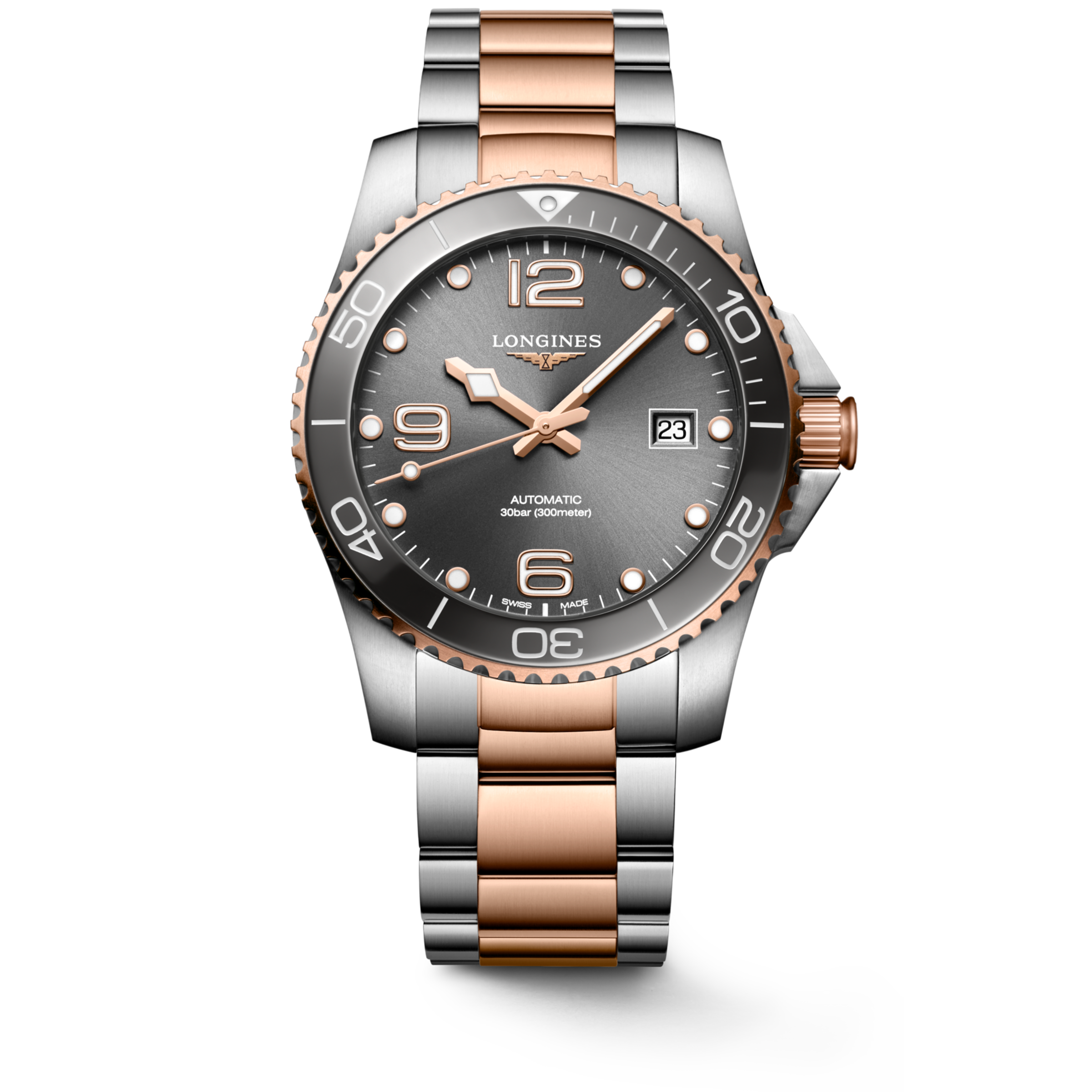 Longines HYDROCONQUEST Automatic Stainless steel and ceramic bezel Watch - L3.781.3.78.7