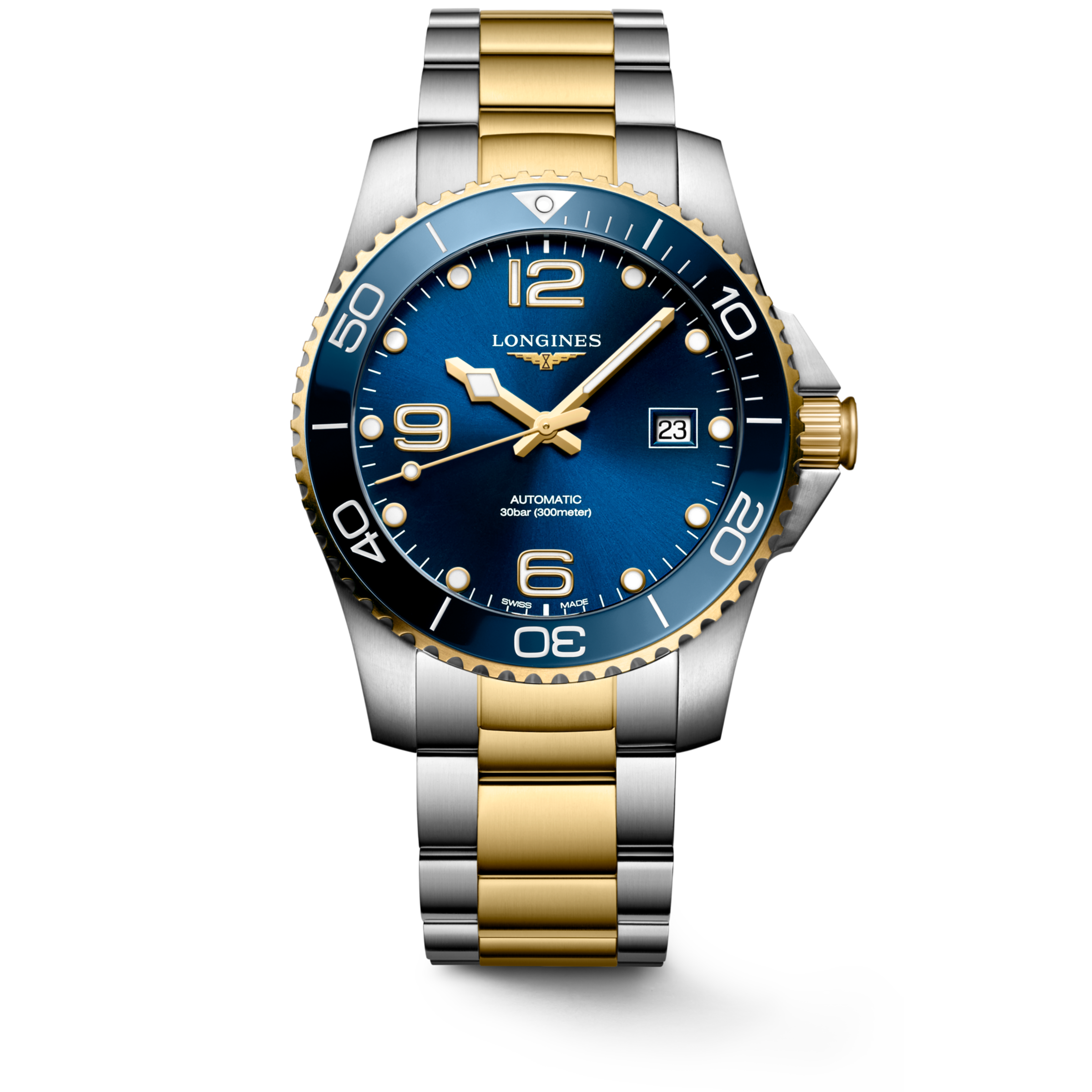 Longines HYDROCONQUEST Automatic Stainless steel and ceramic bezel Watch - L3.781.3.96.7
