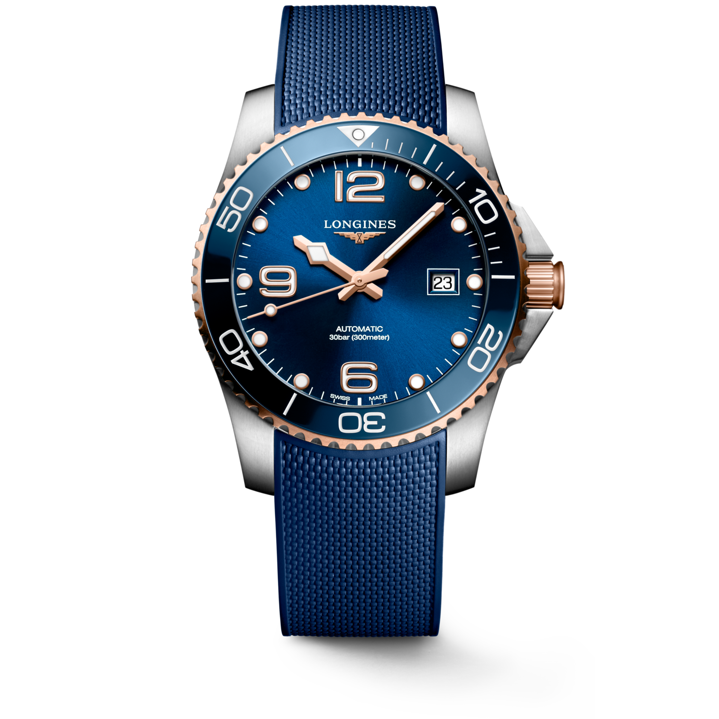 Longines HYDROCONQUEST Automatic Stainless steel and ceramic bezel Watch - L3.781.3.98.9