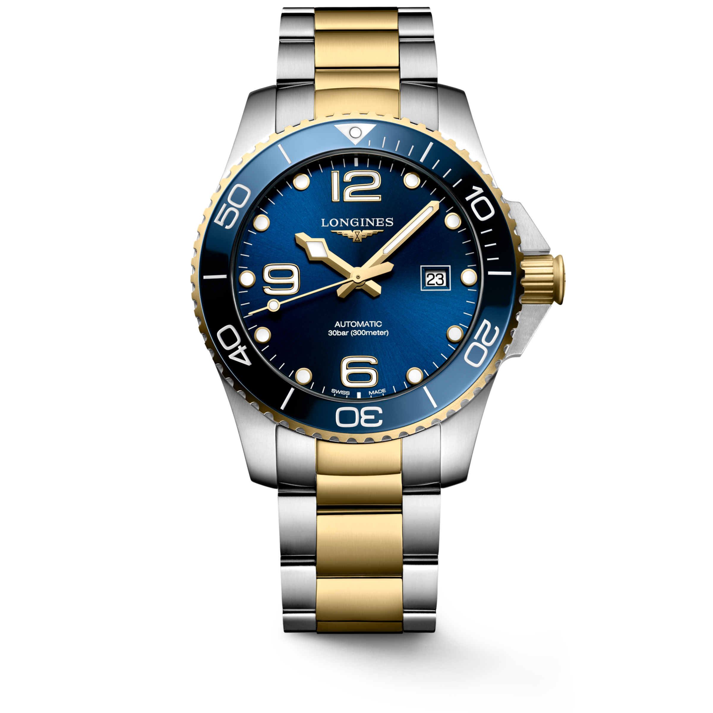 Longines HYDROCONQUEST Automatic Stainless steel and ceramic bezel Watch - L3.782.3.96.7