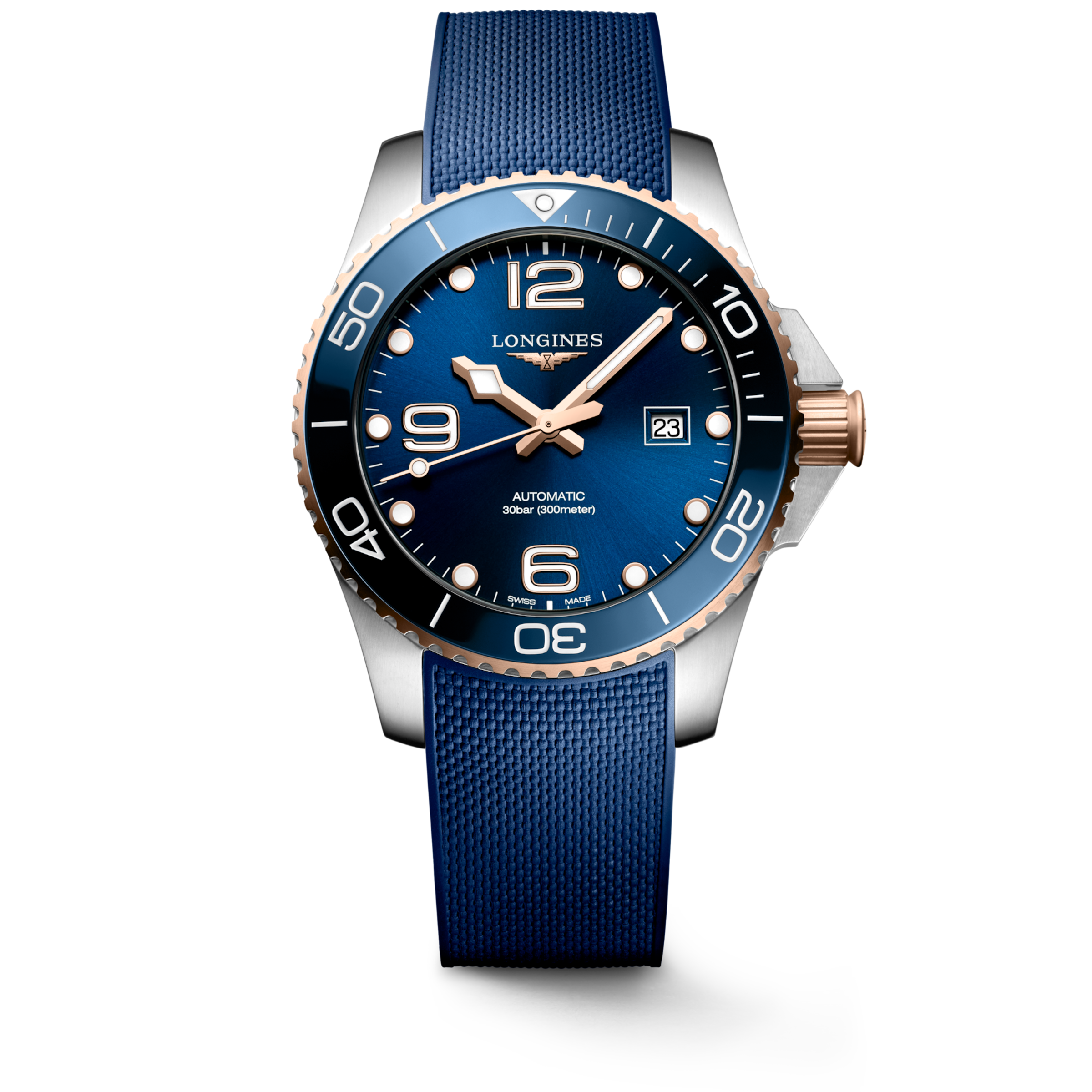 Longines HYDROCONQUEST Automatic Stainless steel and ceramic bezel Watch - L3.782.3.98.9