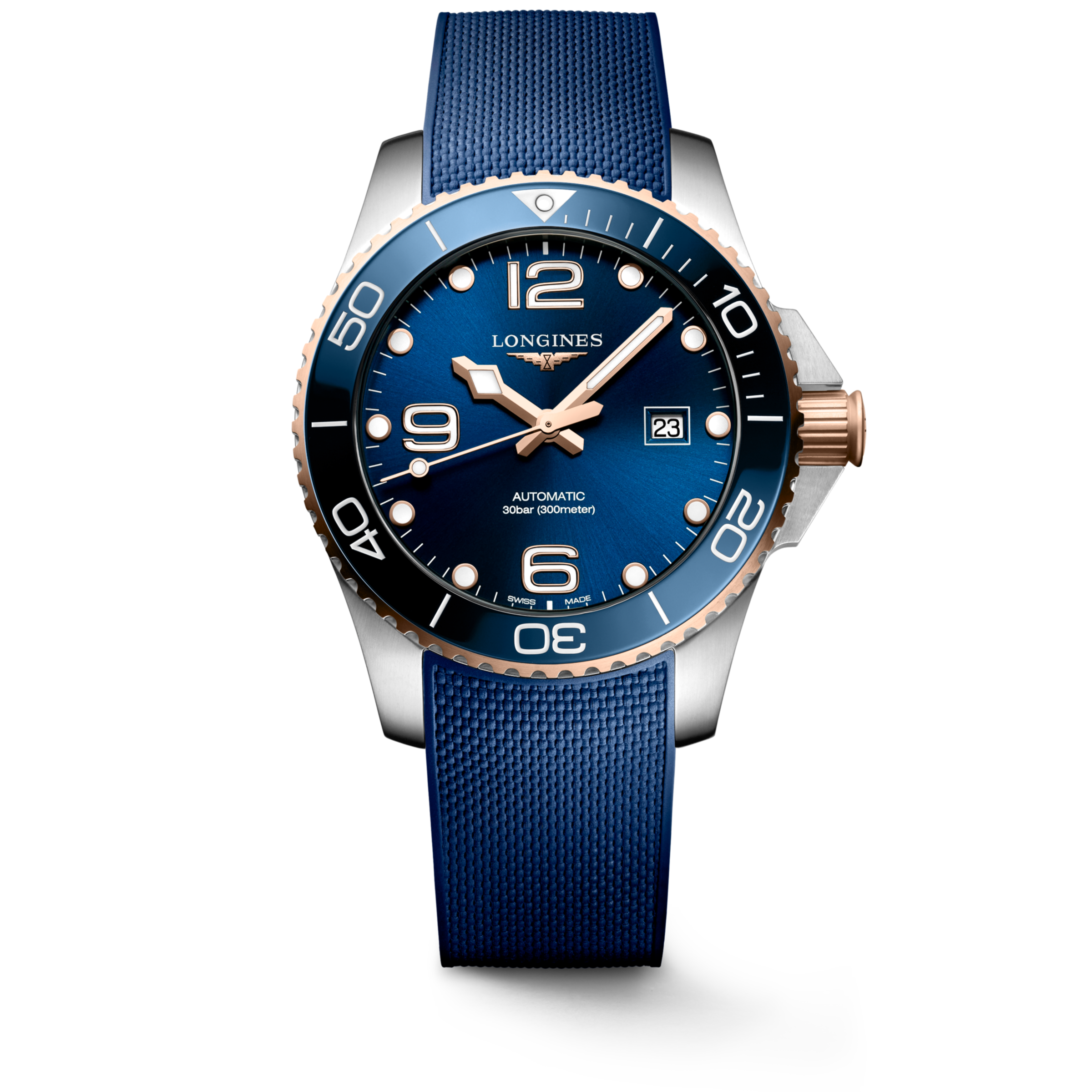 Longines HYDROCONQUEST Automatic Stainless steel and ceramic bezel Watch - L3.782.3.98.9