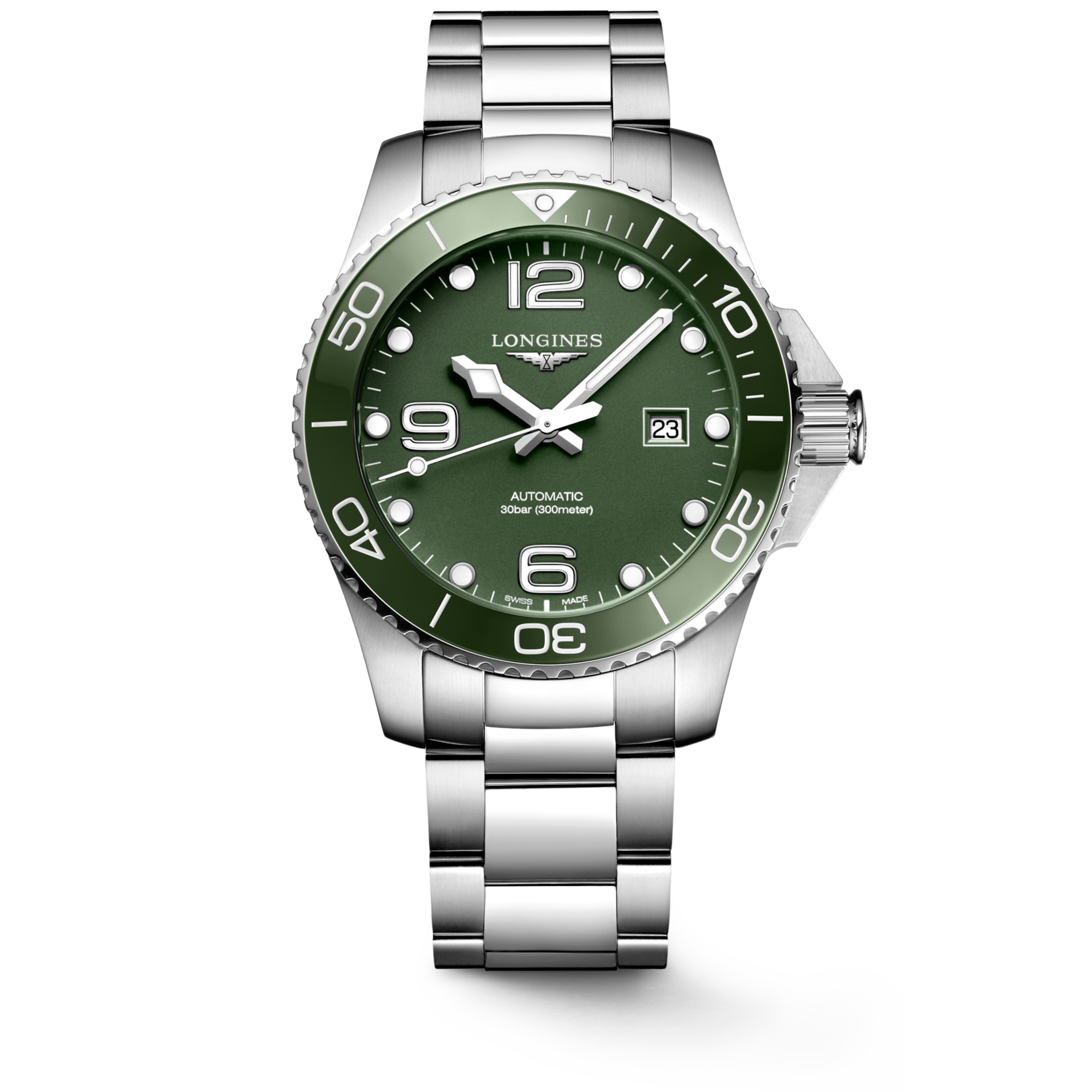Longines HYDROCONQUEST Automatic Stainless steel and ceramic bezel Watch - L3.782.4.06.6