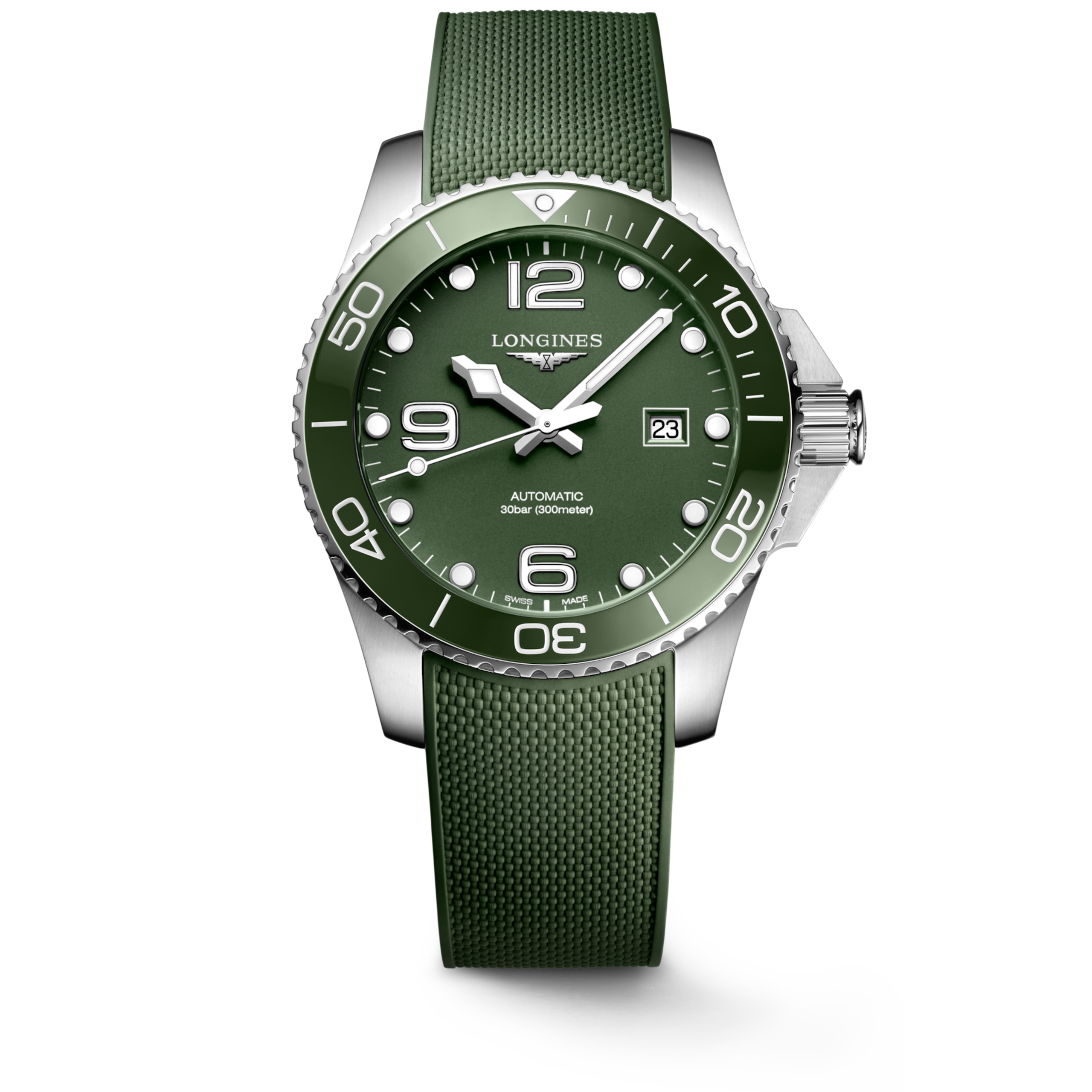 Longines HYDROCONQUEST Automatic Stainless steel and ceramic bezel Watch - L3.782.4.06.9