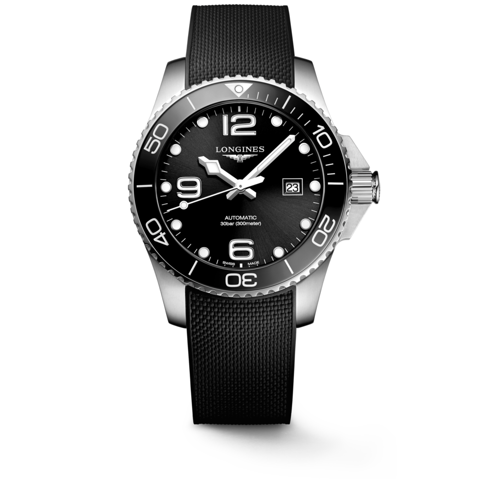 Longines HydroConquest 43mm Cadran Noir Soleillé - L3.782.4.56.9