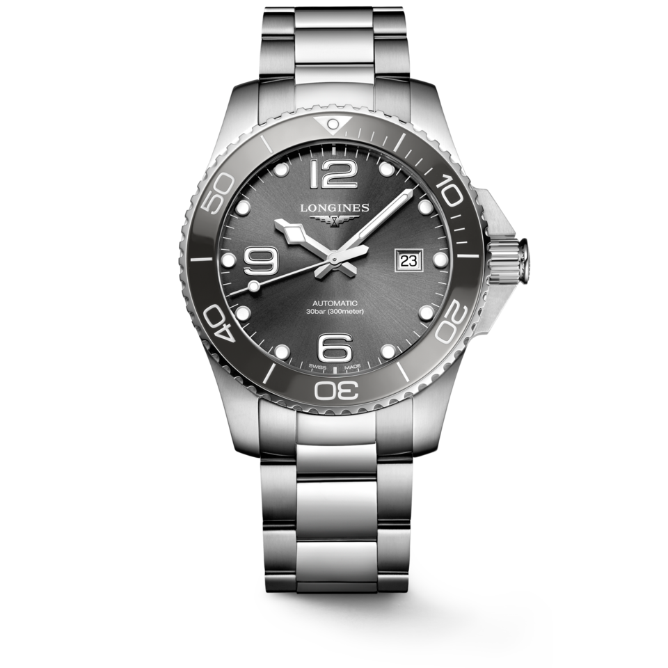 Longines HydroConquest 43mm Cadran Gris Soleillé - L3.782.4.76.6