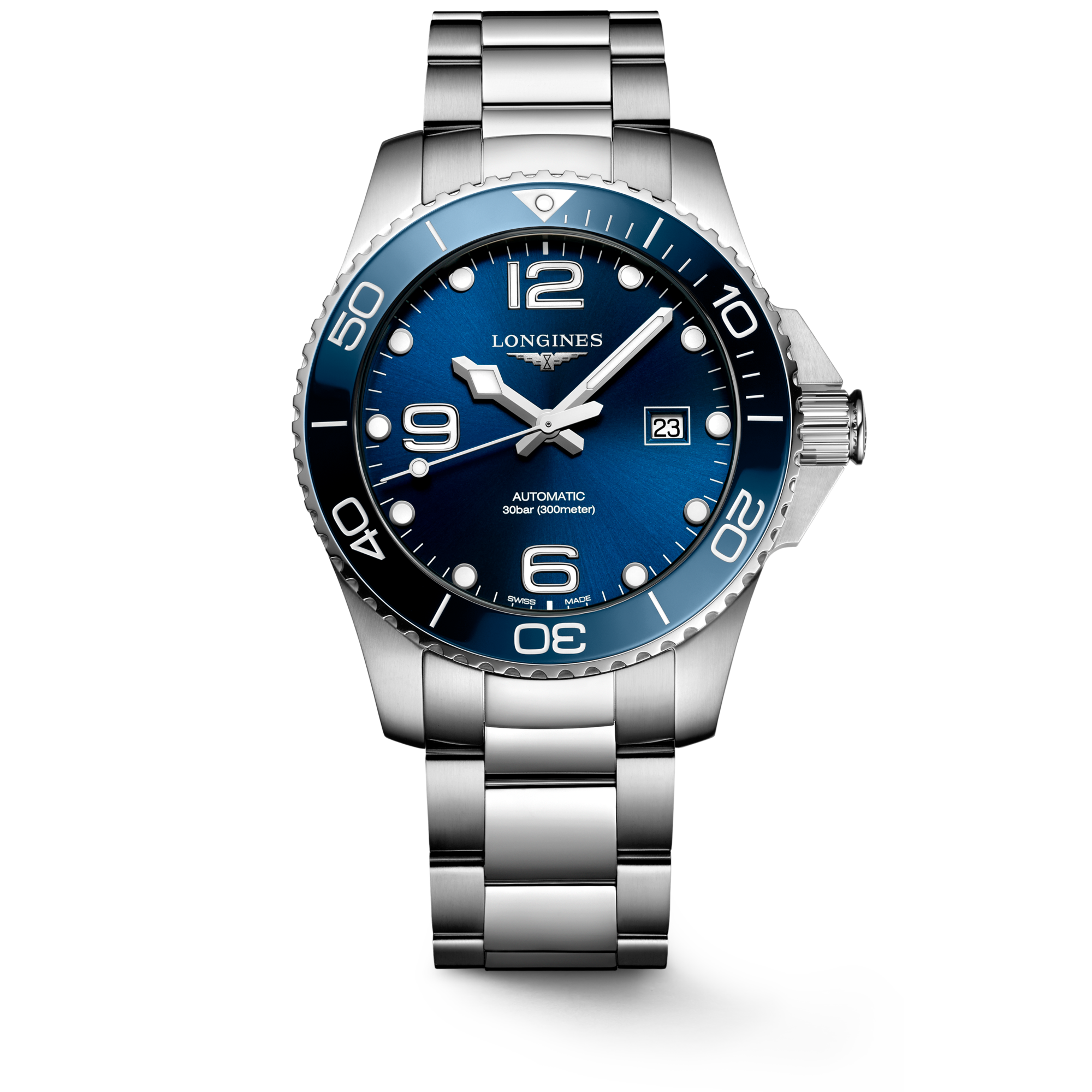 Hydroconquest Automatic watch 43mm, Sunray blue L37824966