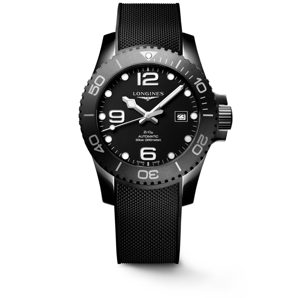 Longines HydroConquest 43mm Céramique Noire - L3.784.4.56.9