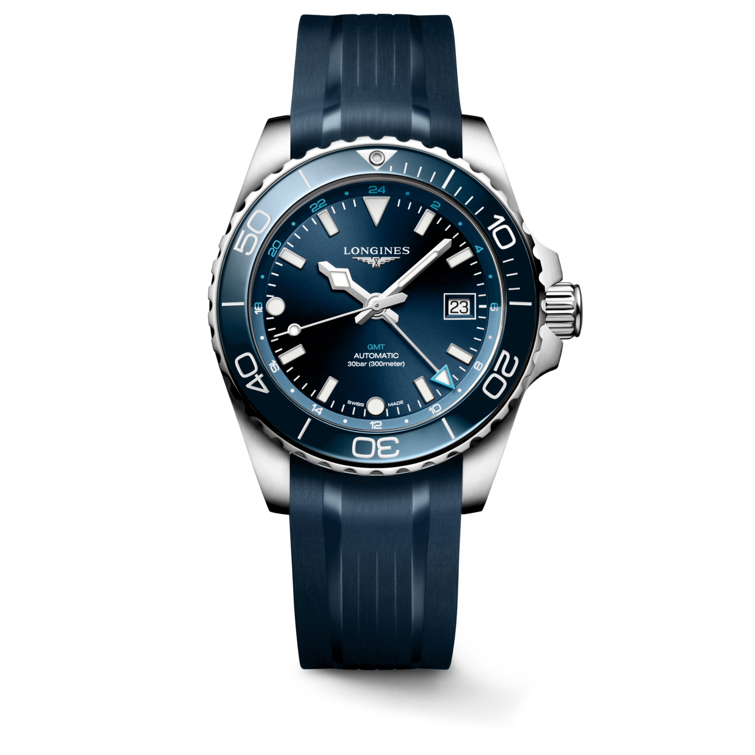 Longines HYDROCONQUEST Automatic Stainless steel and ceramic bezel Watch - L3.790.4.96.9