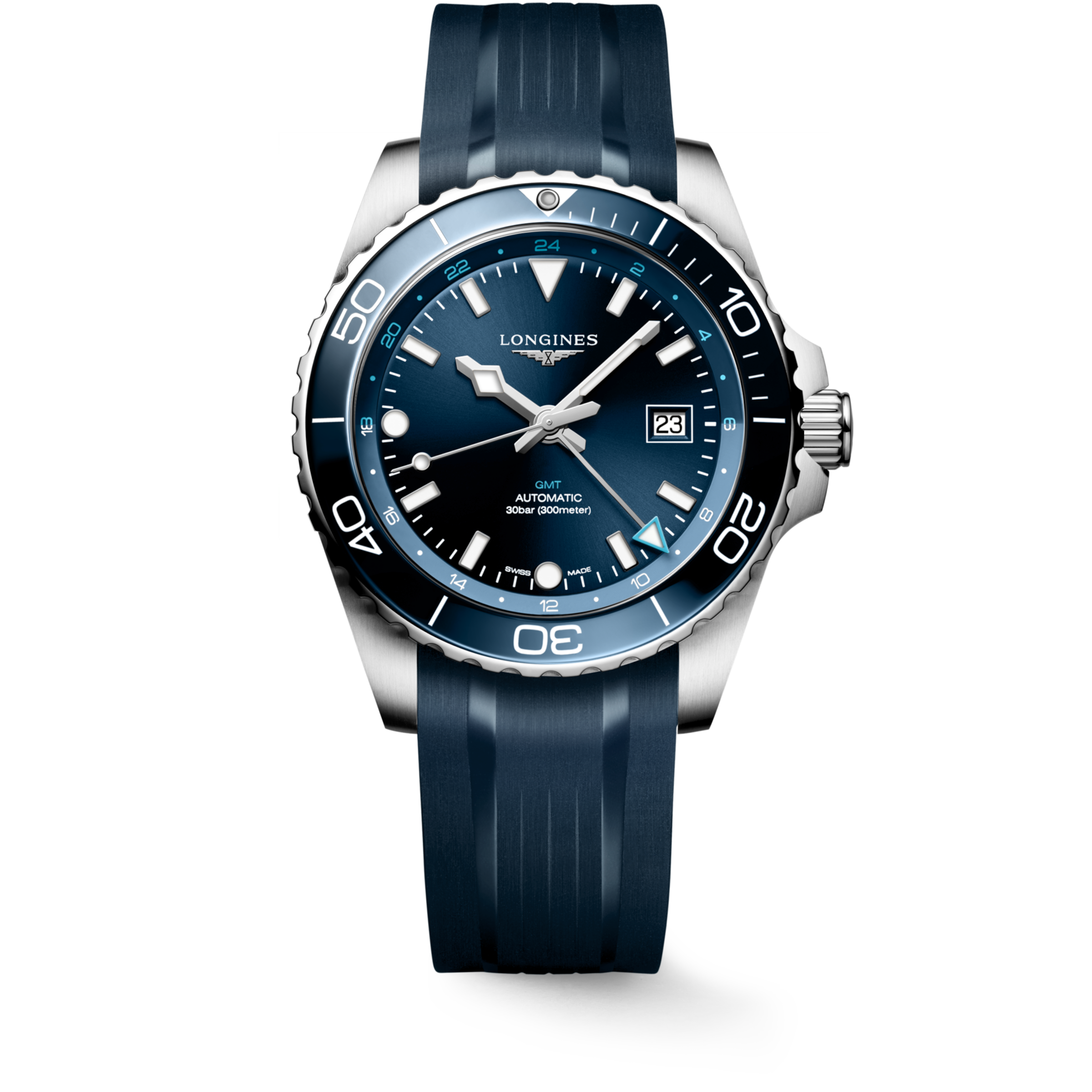 Longines HYDROCONQUEST Automatic Stainless steel and ceramic bezel Watch - L3.890.4.96.9